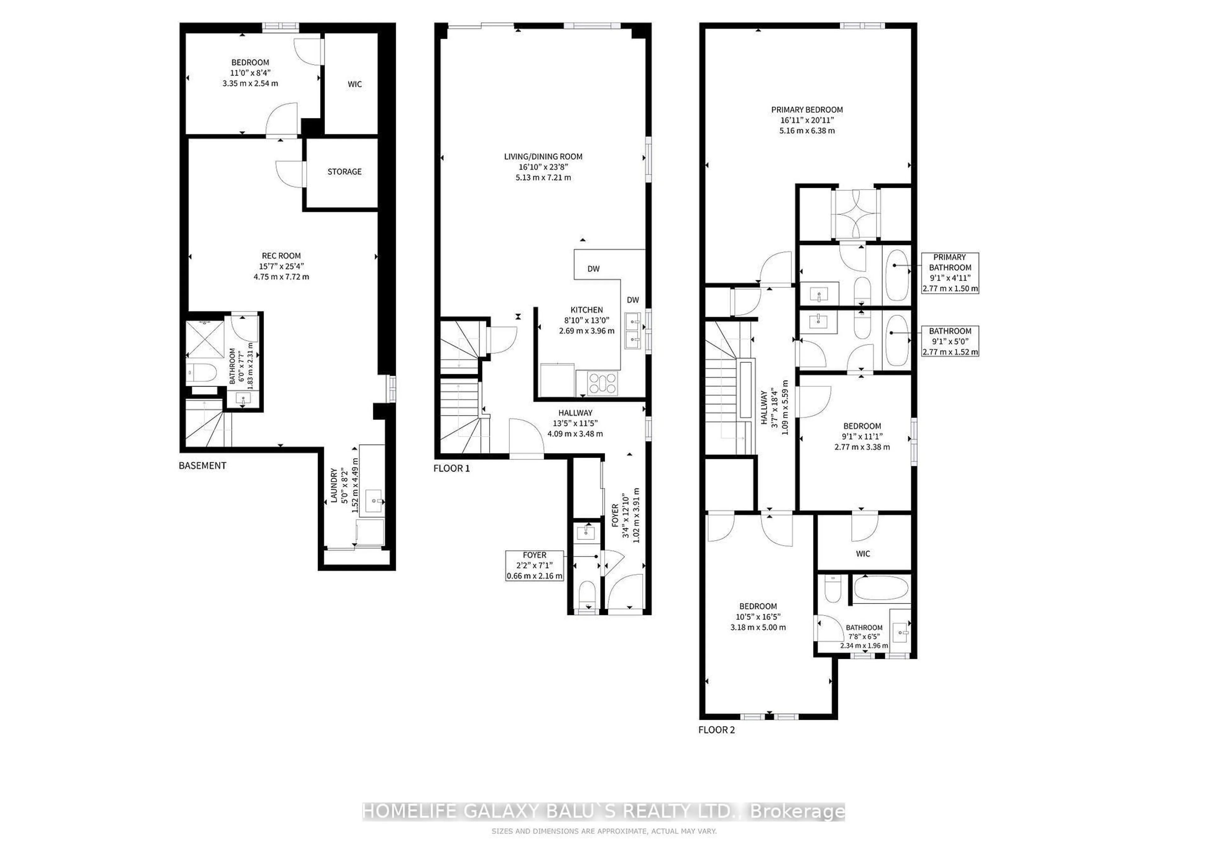 Floor plan for 383 Comiskey Cres, Mississauga Ontario L5W 0C6