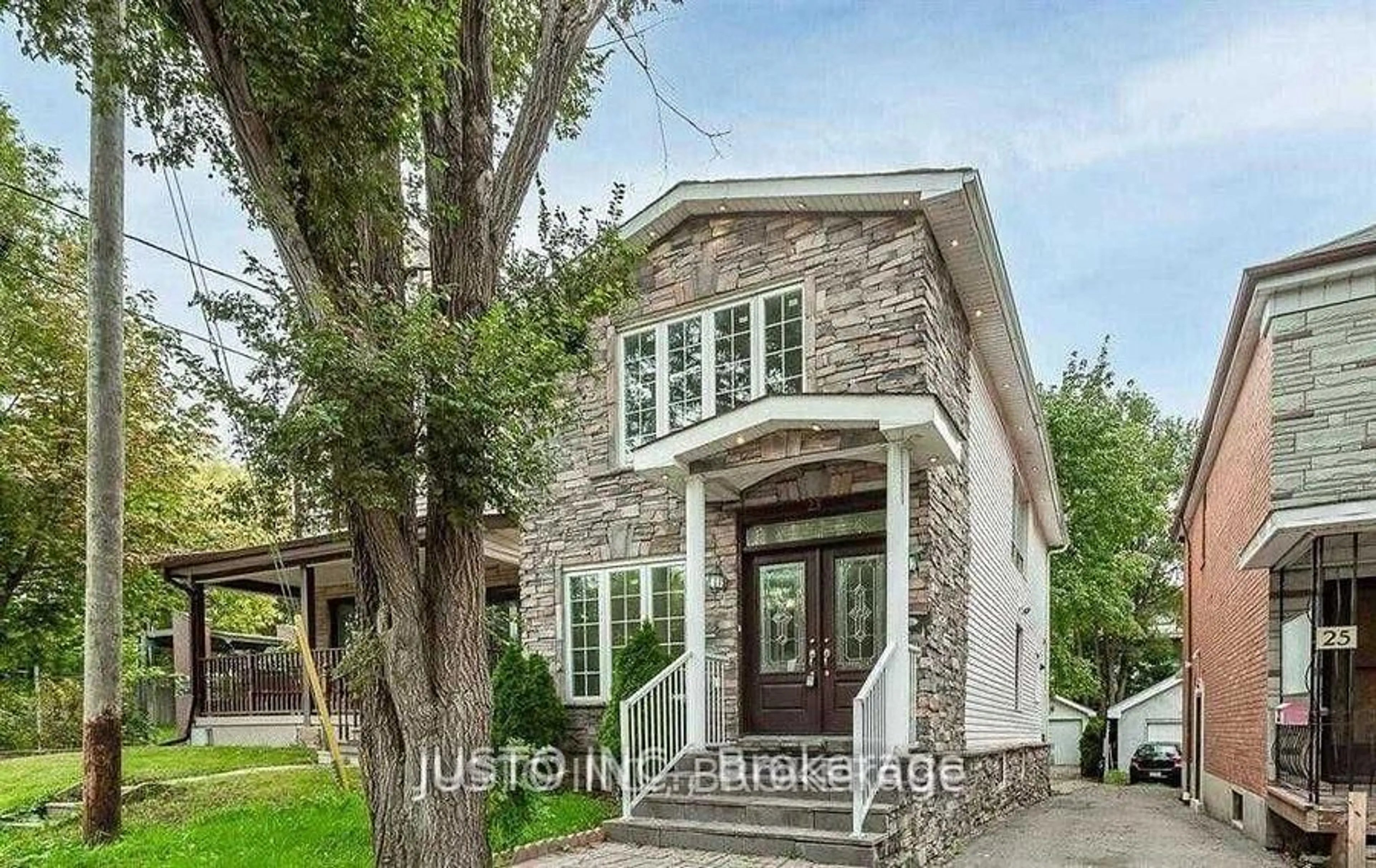 Home with brick exterior material, unknown for 23 Mccormack St, Toronto Ontario M6N 1X5