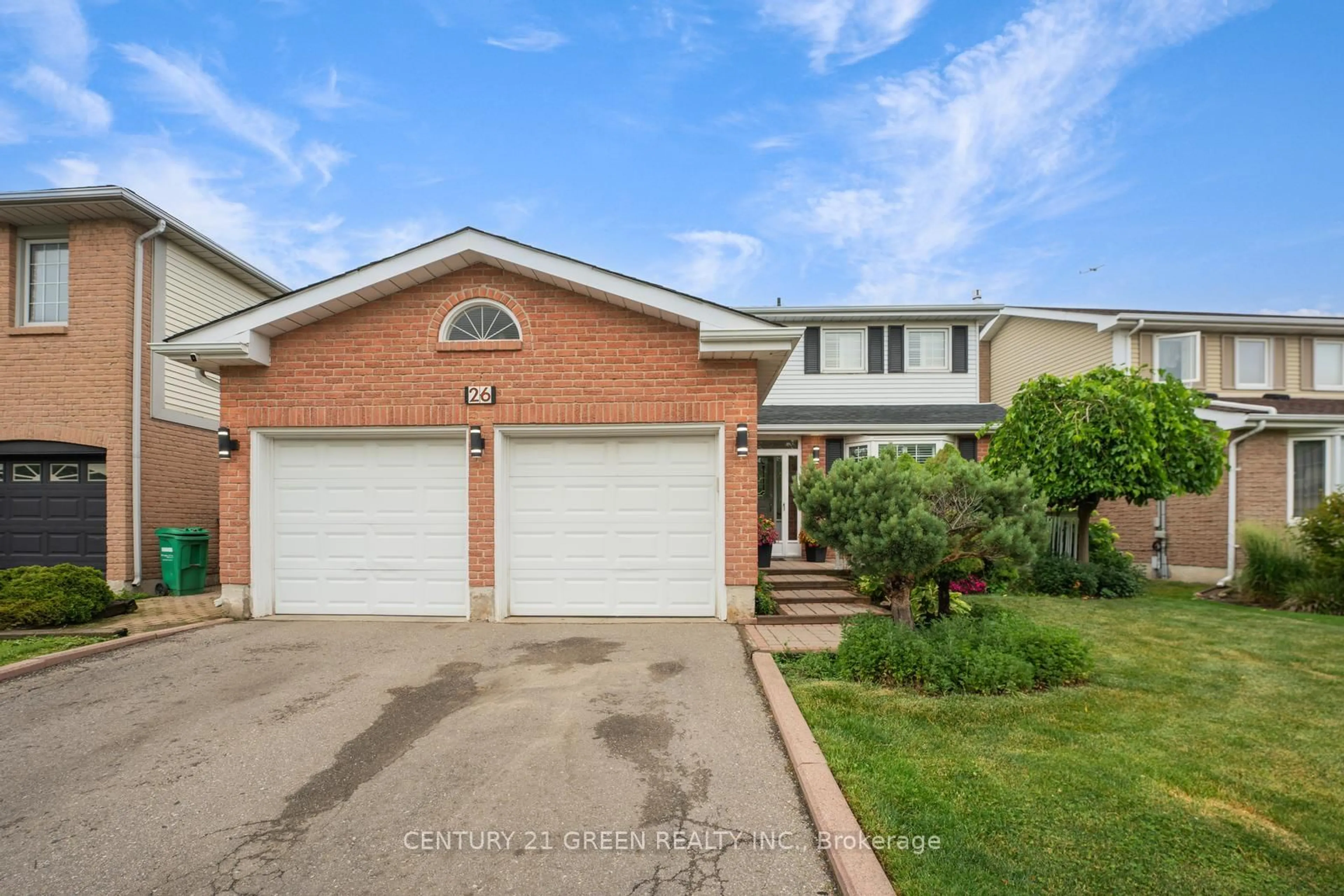 Home with brick exterior material, street for 26 MacDougall Dr, Brampton Ontario L6S 3P5