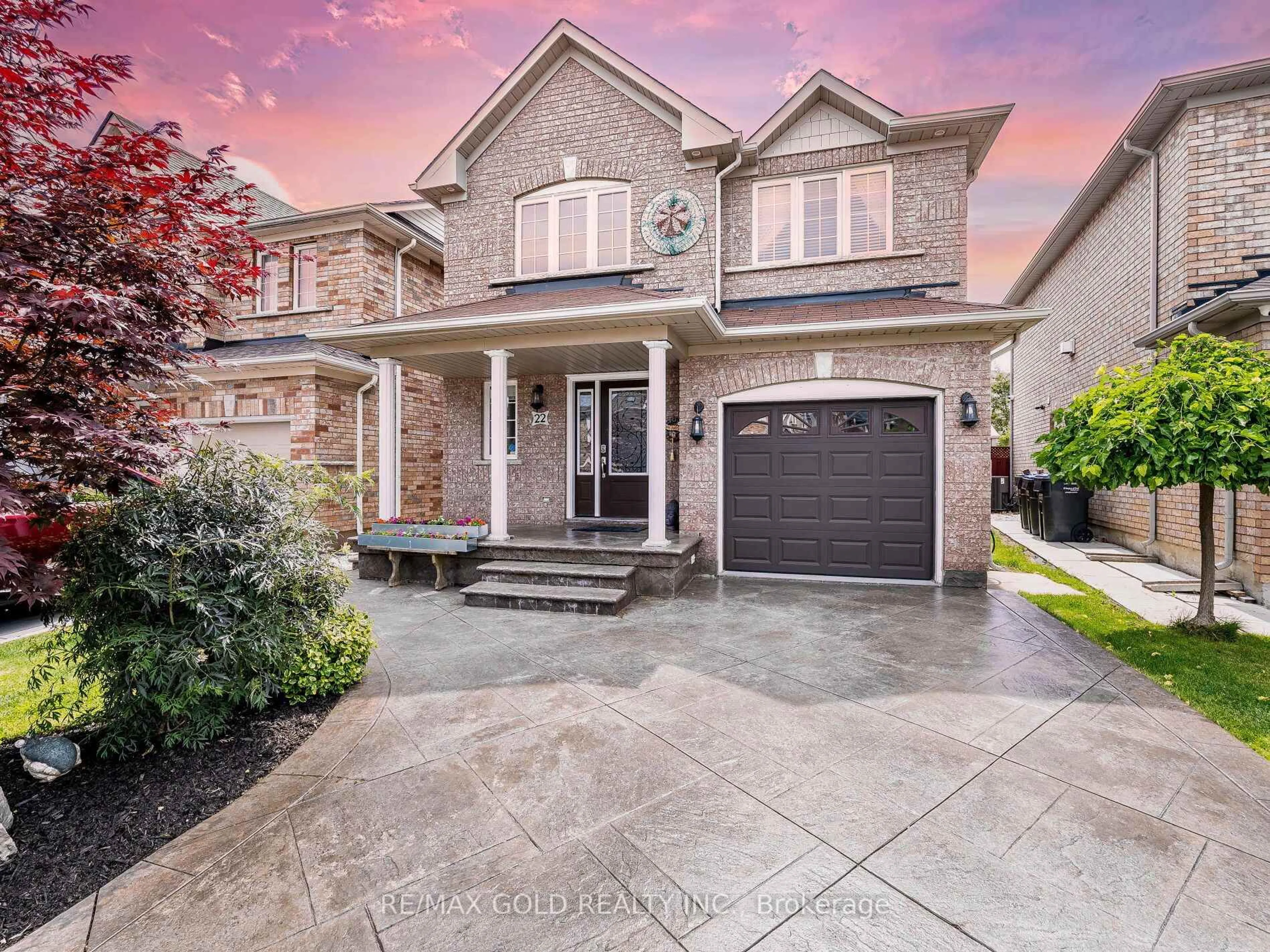 Home with brick exterior material, street for 22 Salonica Rd, Brampton Ontario L7A 3K9