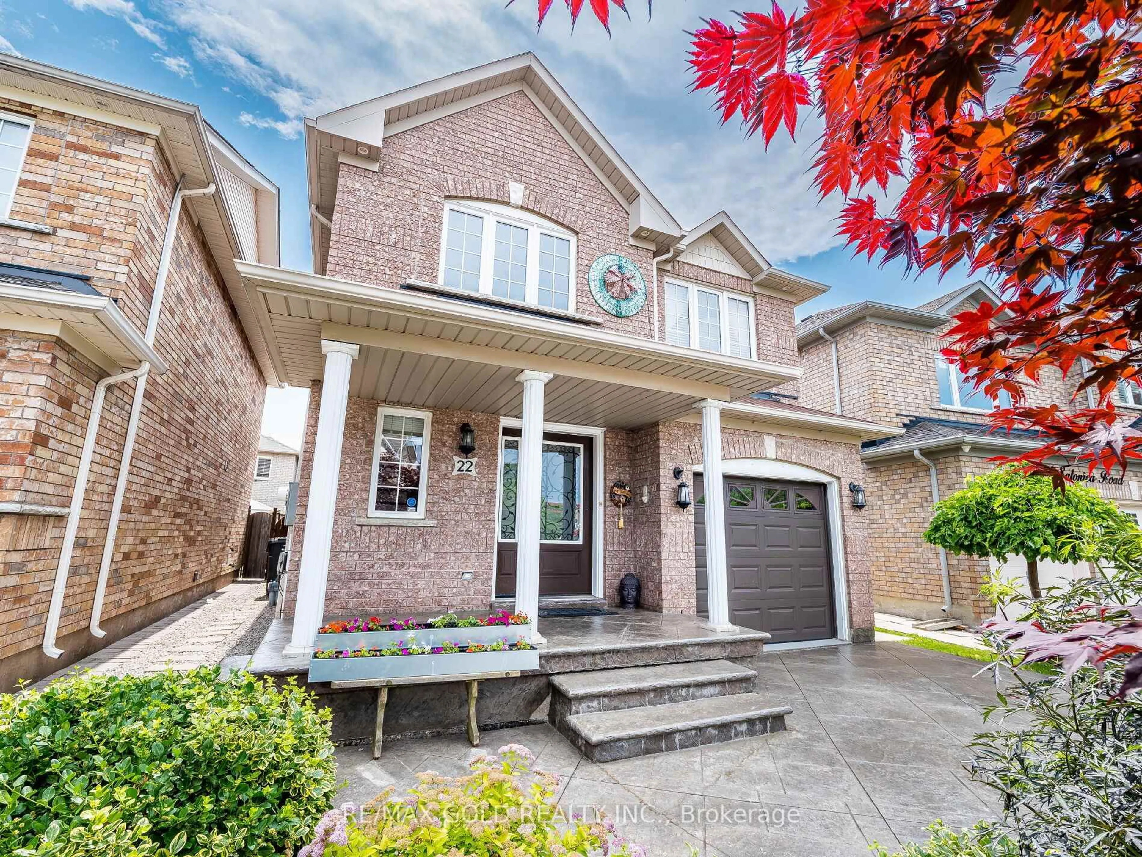 Home with brick exterior material, street for 22 Salonica Rd, Brampton Ontario L7A 3K9