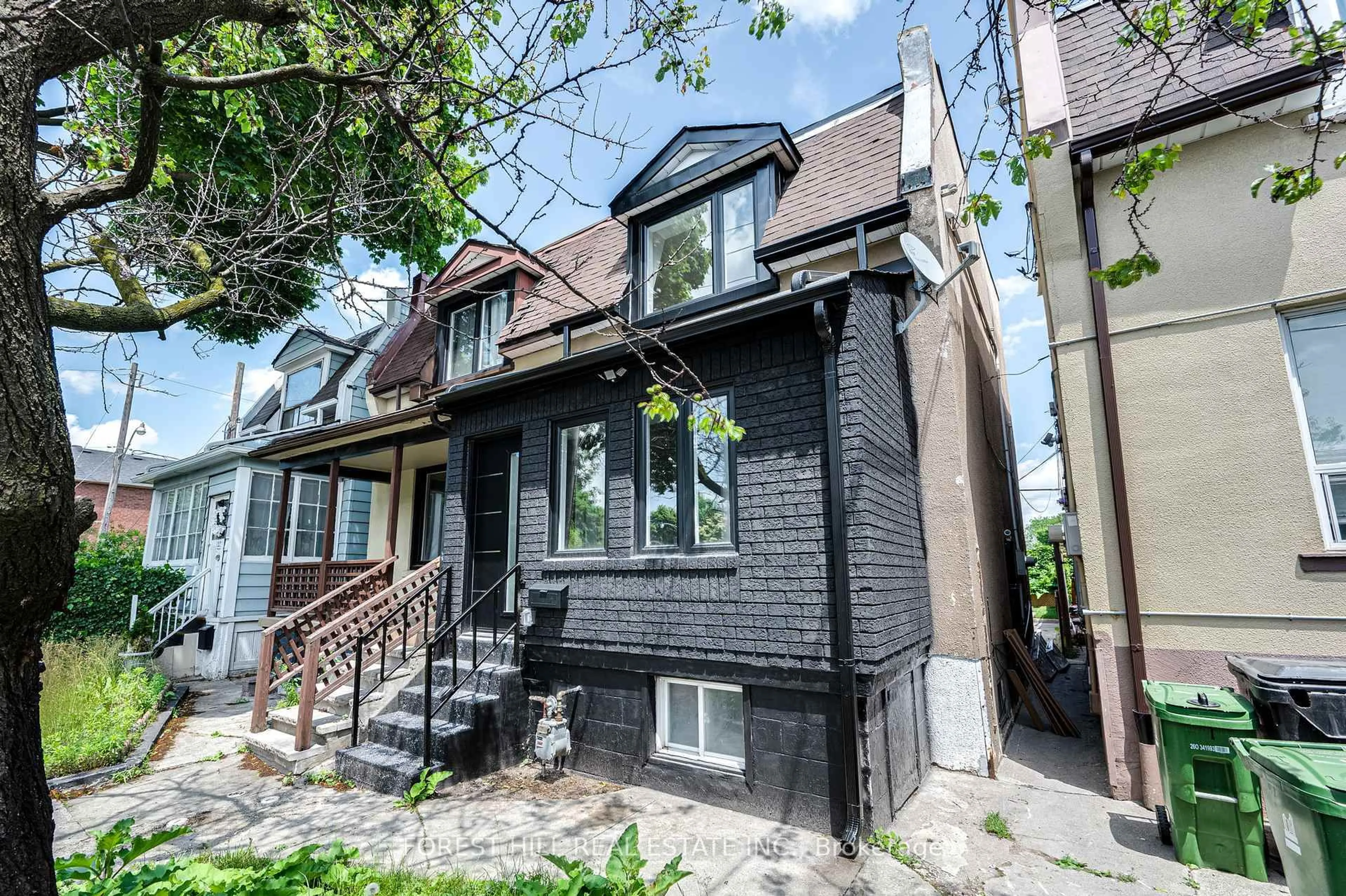 Home with brick exterior material, street for 123 Laughton Ave, Toronto Ontario M6N 2X3