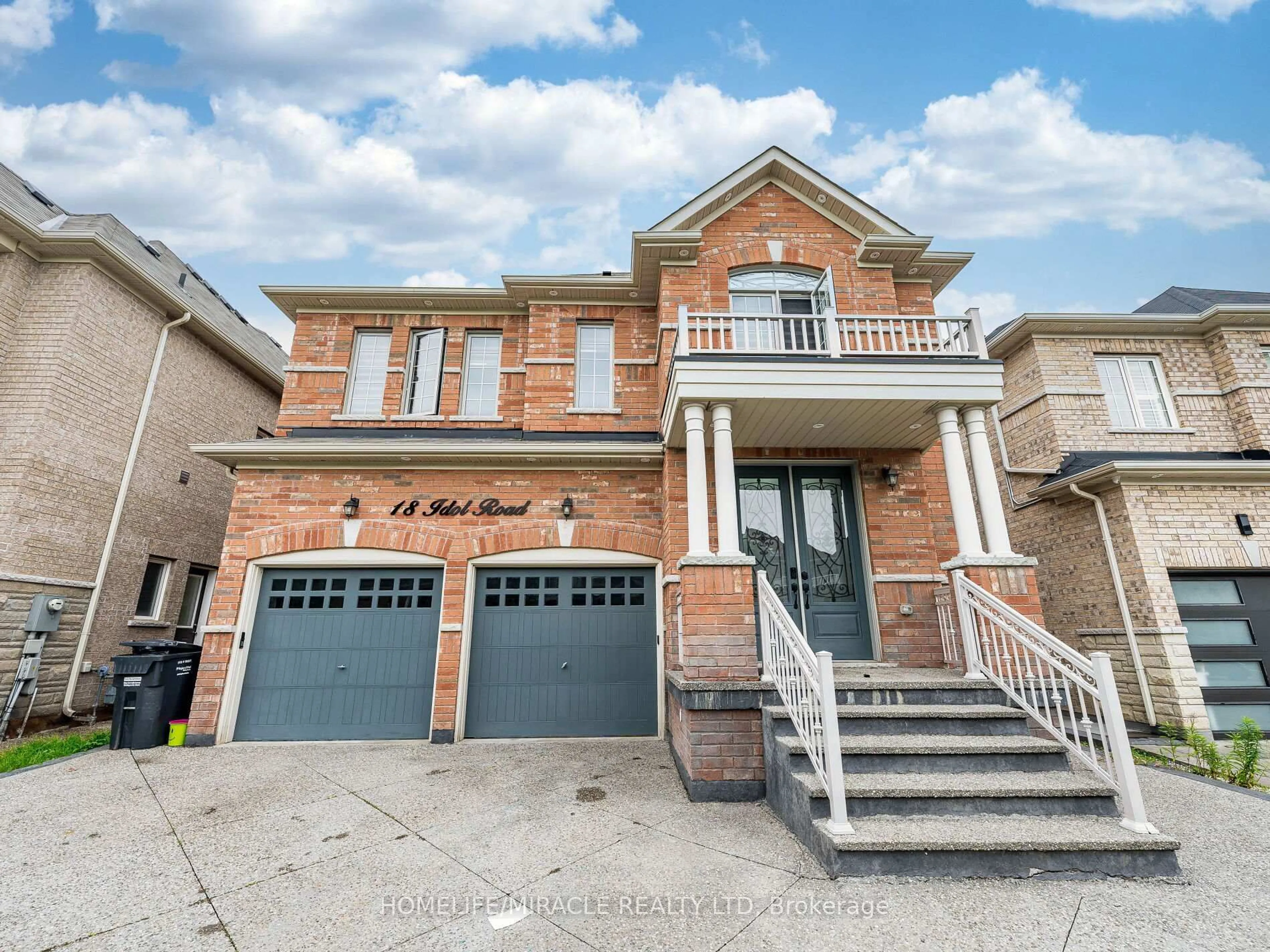 Home with brick exterior material, street for 18 Idol Rd, Brampton Ontario L6X 5N6