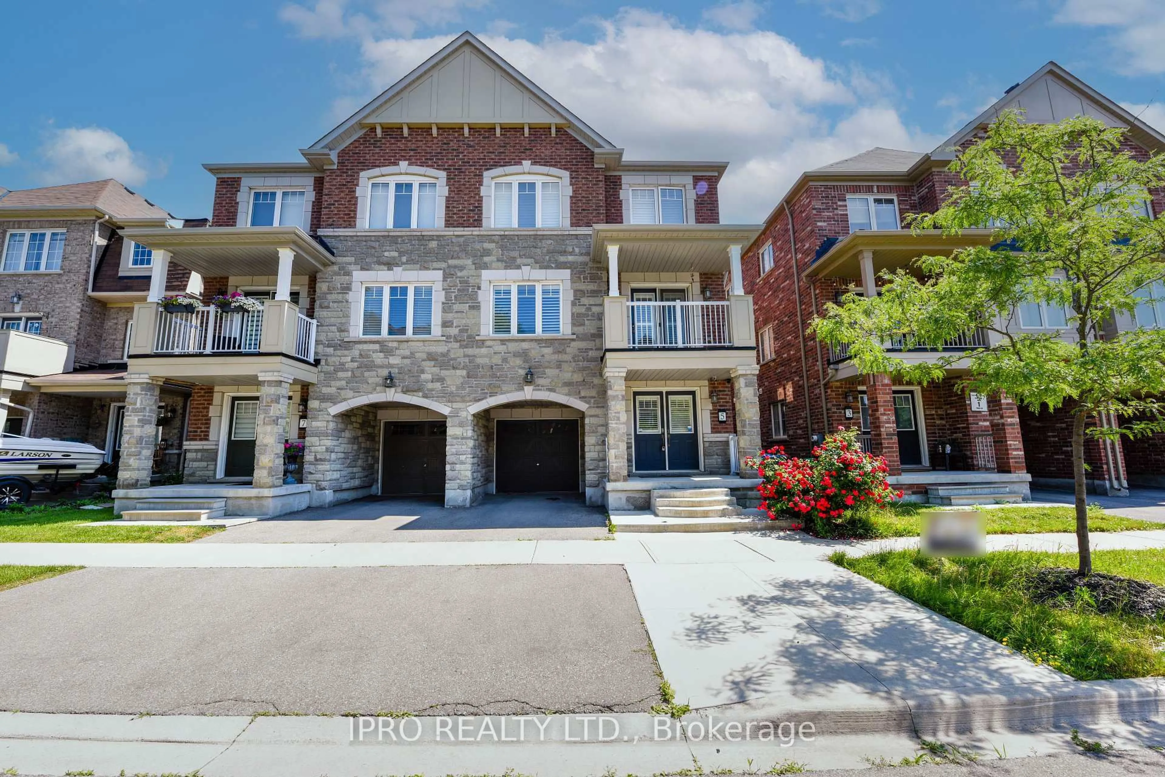 Home with brick exterior material, street for 5 Francesco St, Brampton Ontario L7A 4N7