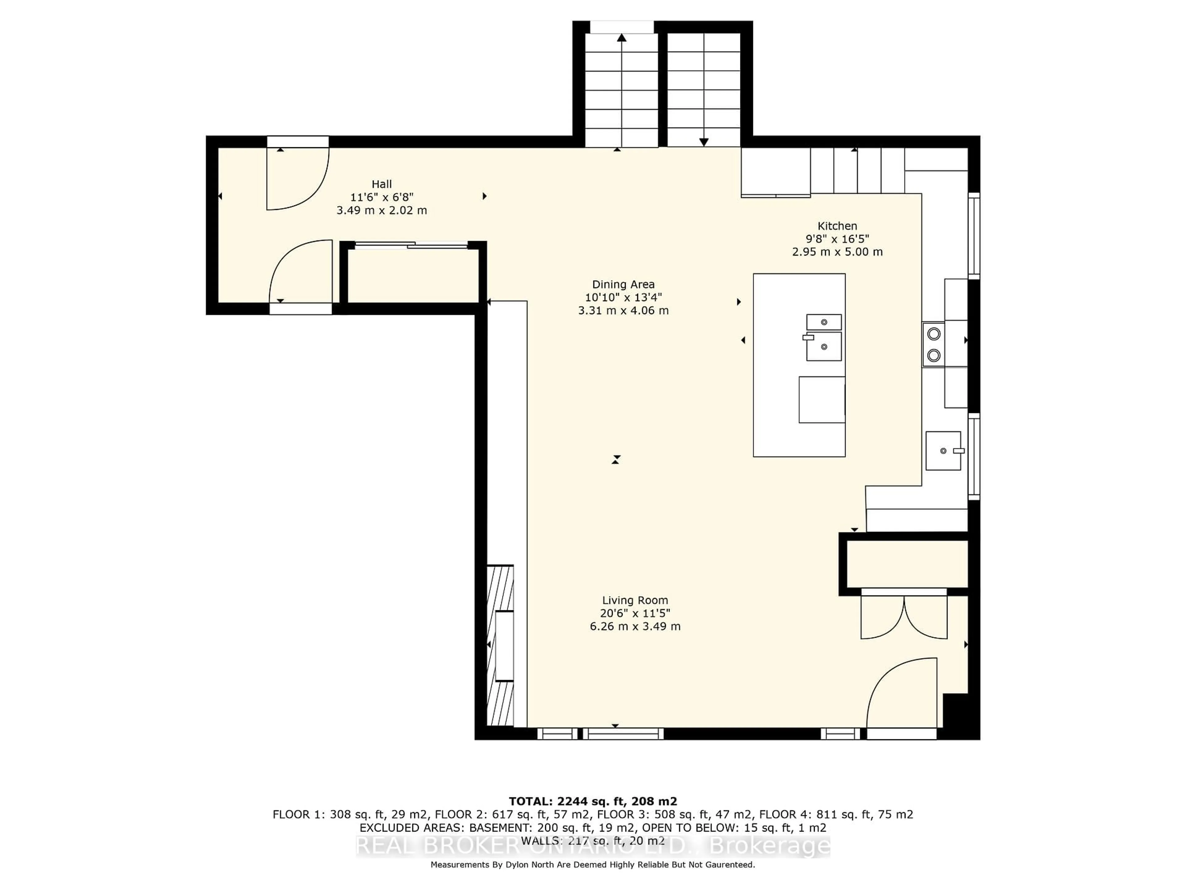 Floor plan for 579 Chamberlain Rd, Burlington Ontario L7L 2V2