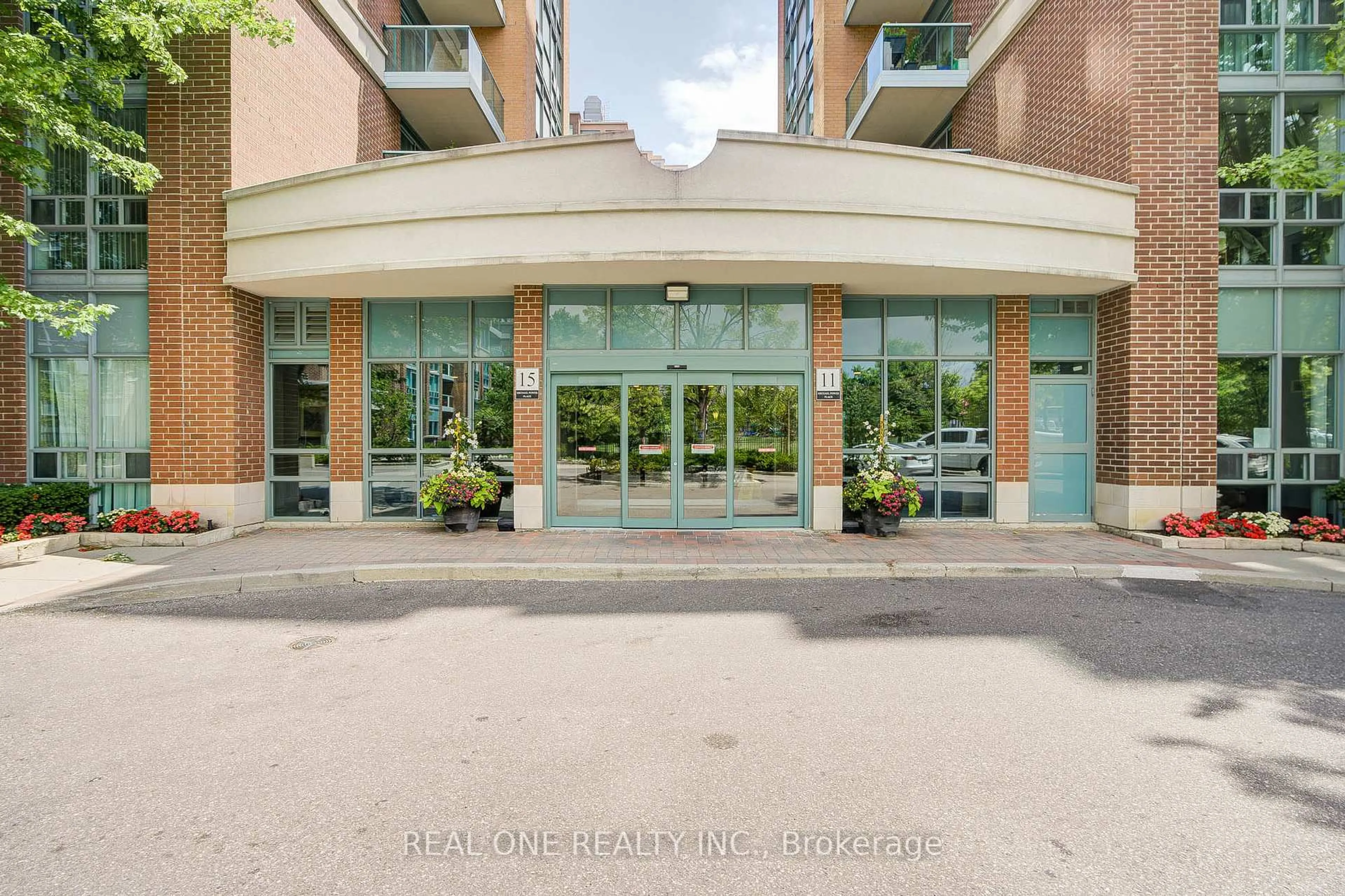 Indoor foyer for 15 Michael Power Pl #1507, Toronto Ontario M9A 5G4