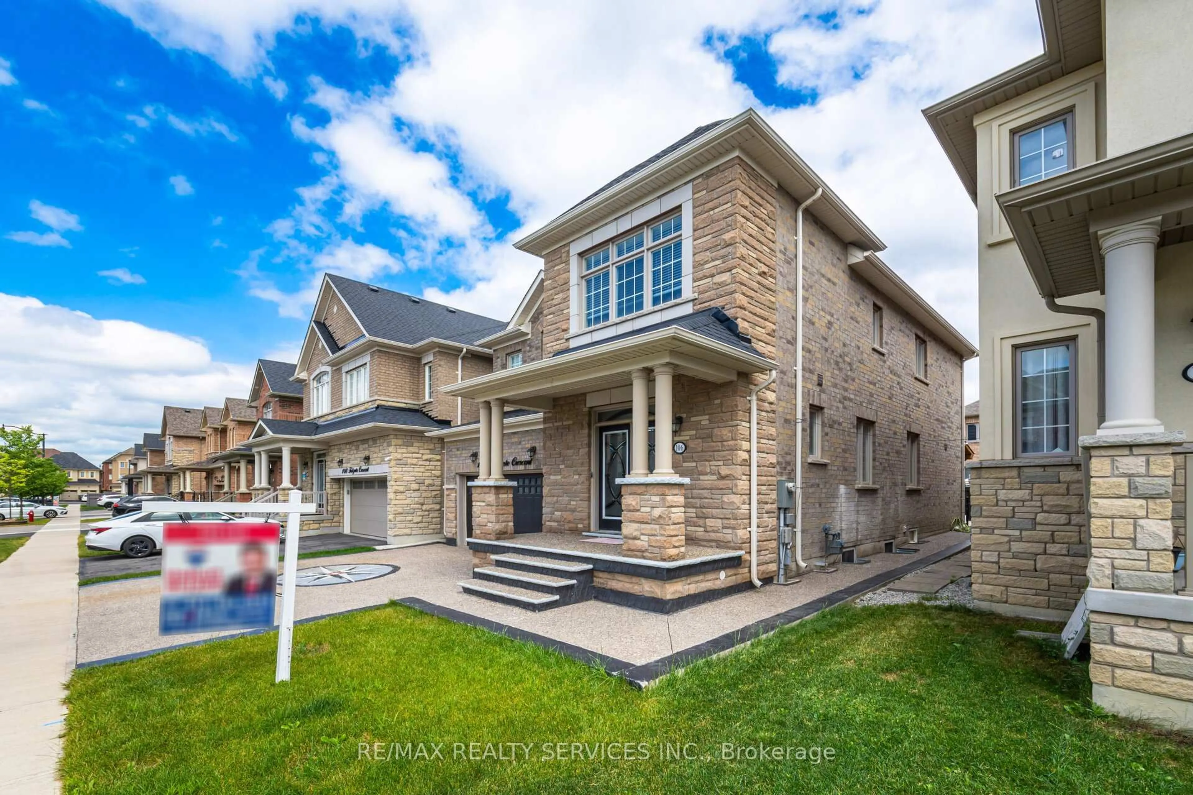 Home with brick exterior material, street for 106 Folgate Cres, Brampton Ontario L6R 4A7