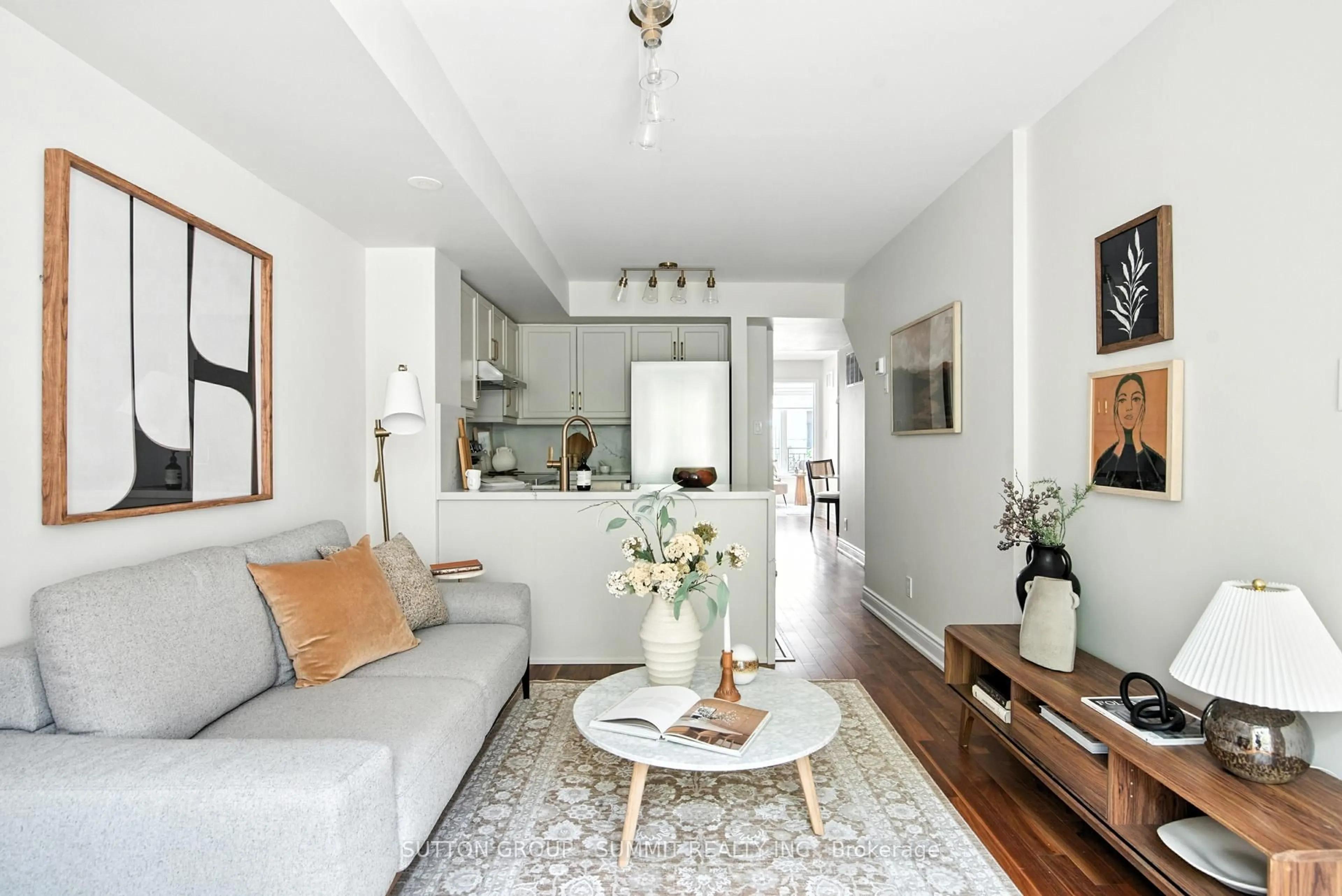Living room with furniture, unknown for 18 Laidlaw St #1026, Toronto Ontario M6K 1X2
