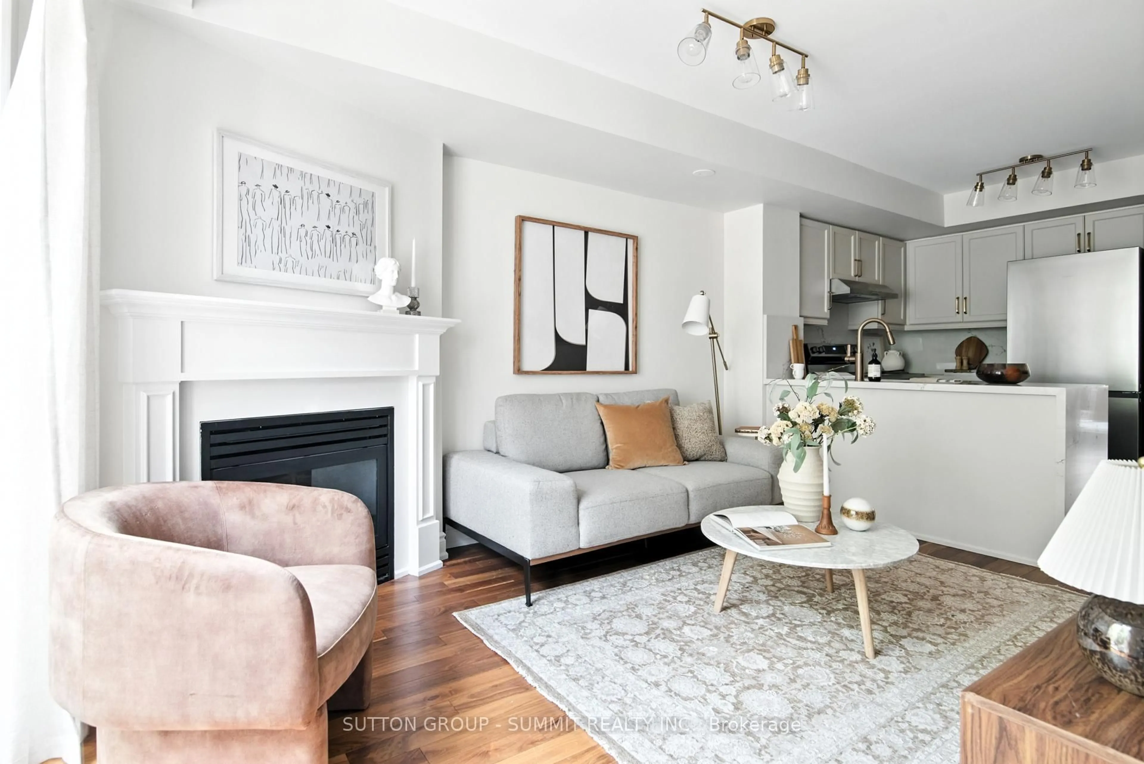 Living room with furniture, unknown for 18 Laidlaw St #1026, Toronto Ontario M6K 1X2