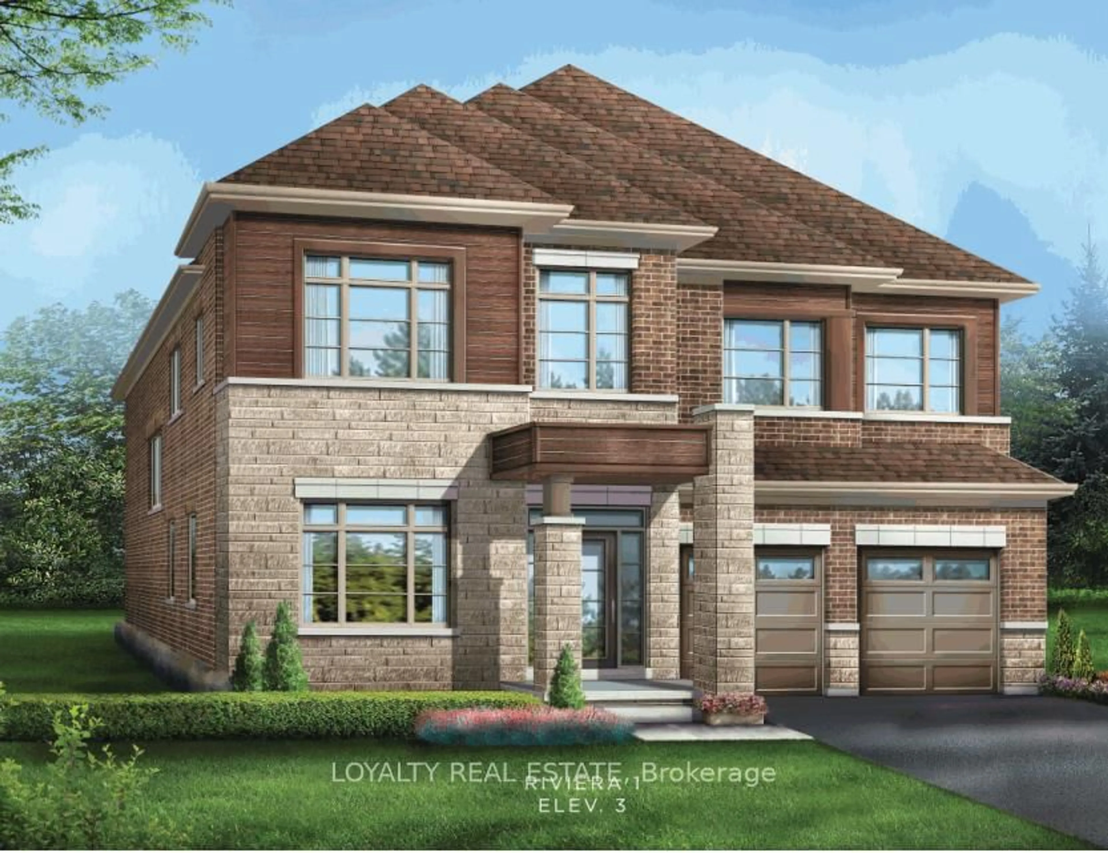 Home with brick exterior material, street for Lot 1 NORTH PARK Blvd, Oakville Ontario L6M 1P7