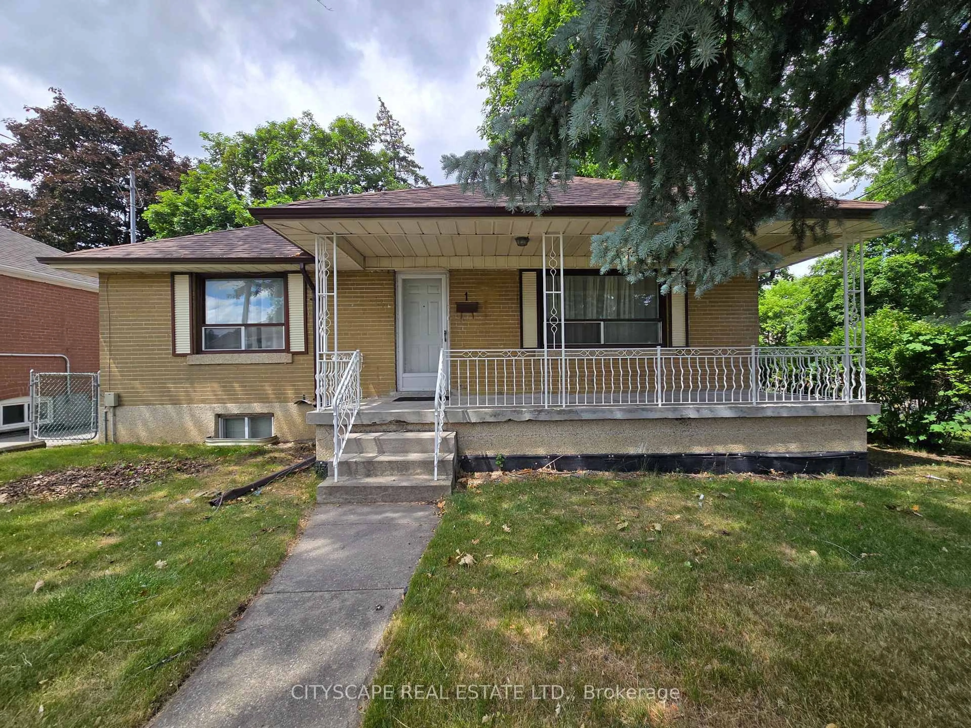 A pic from outside/outdoor area/front of a property/back of a property/a pic from drone, street for 1 Letchworth Cres, Toronto Ontario M3M 1Y7