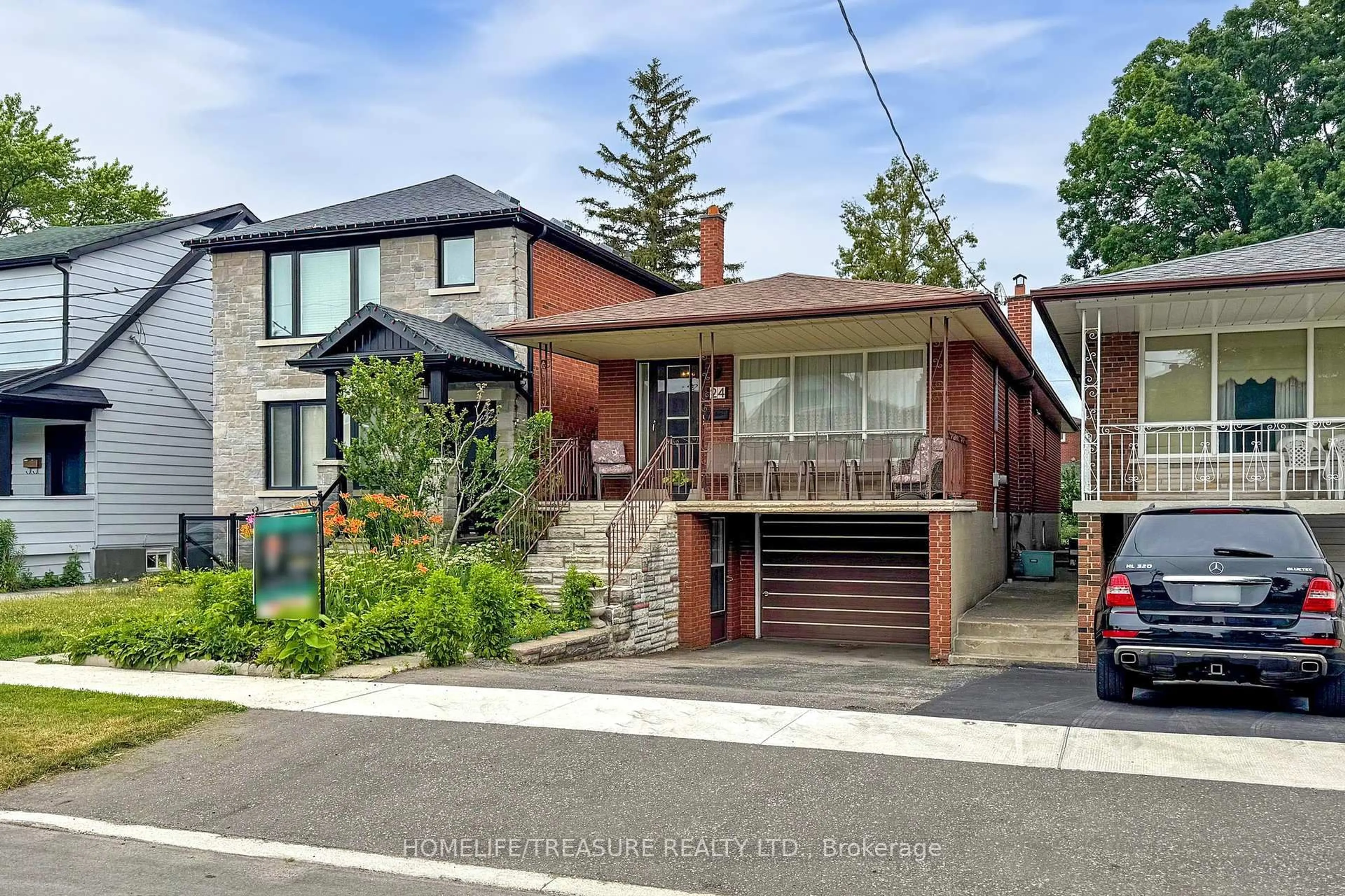 Home with brick exterior material, street for 24 Pendeen Ave, Toronto Ontario M6N 2P3