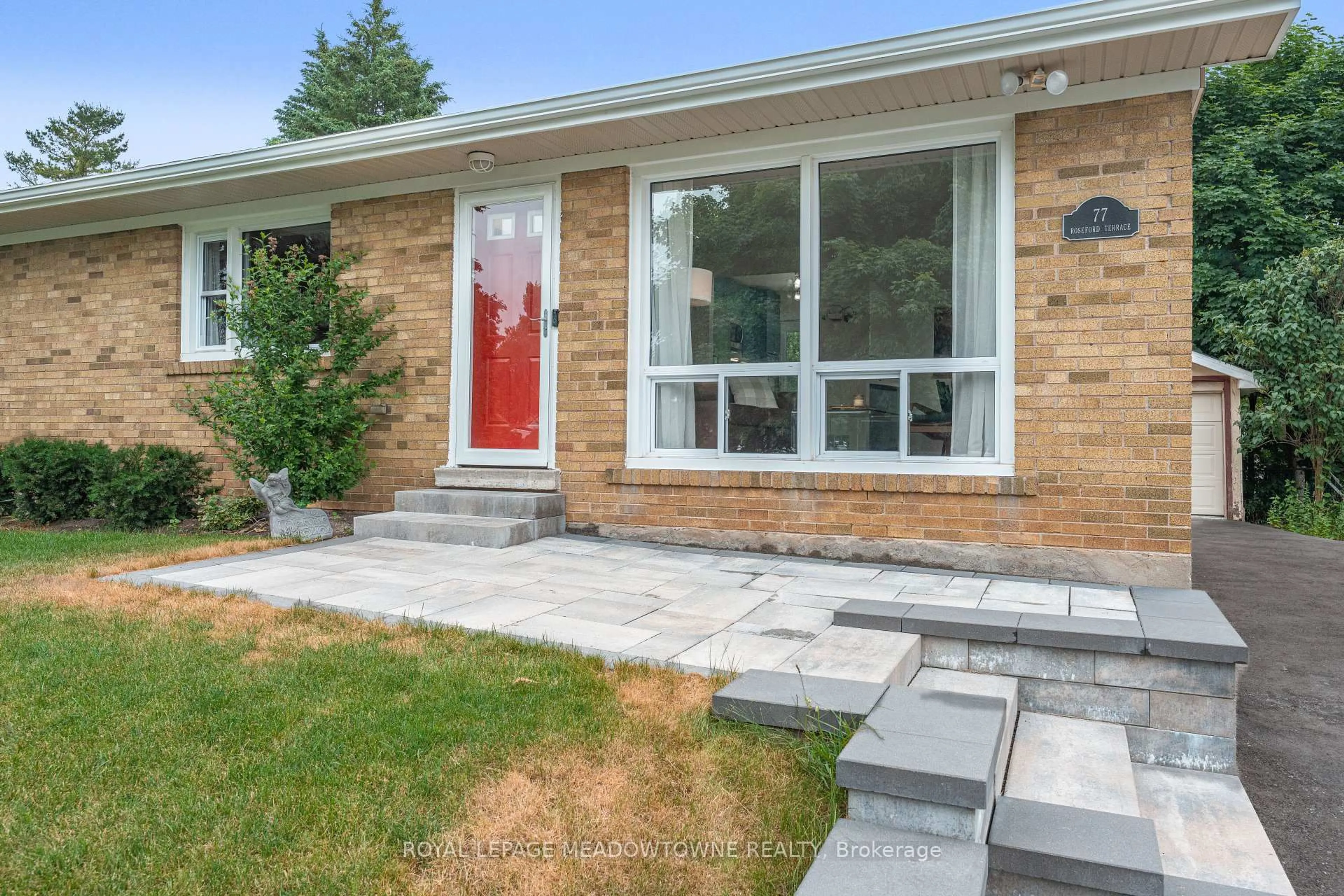 Home with brick exterior material, street for 77 Roseford Terr, Halton Hills Ontario L7J 2L2