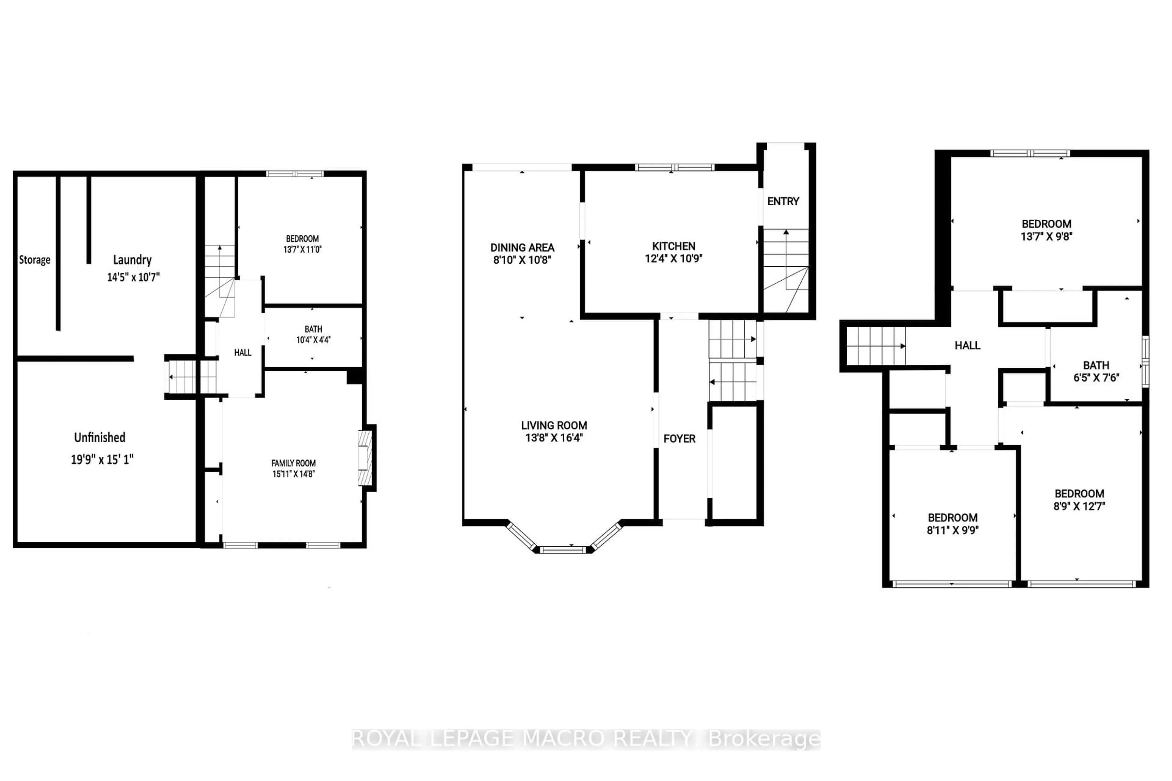 Floor plan for 1428 Niels Ave, Burlington Ontario L7P 2E7