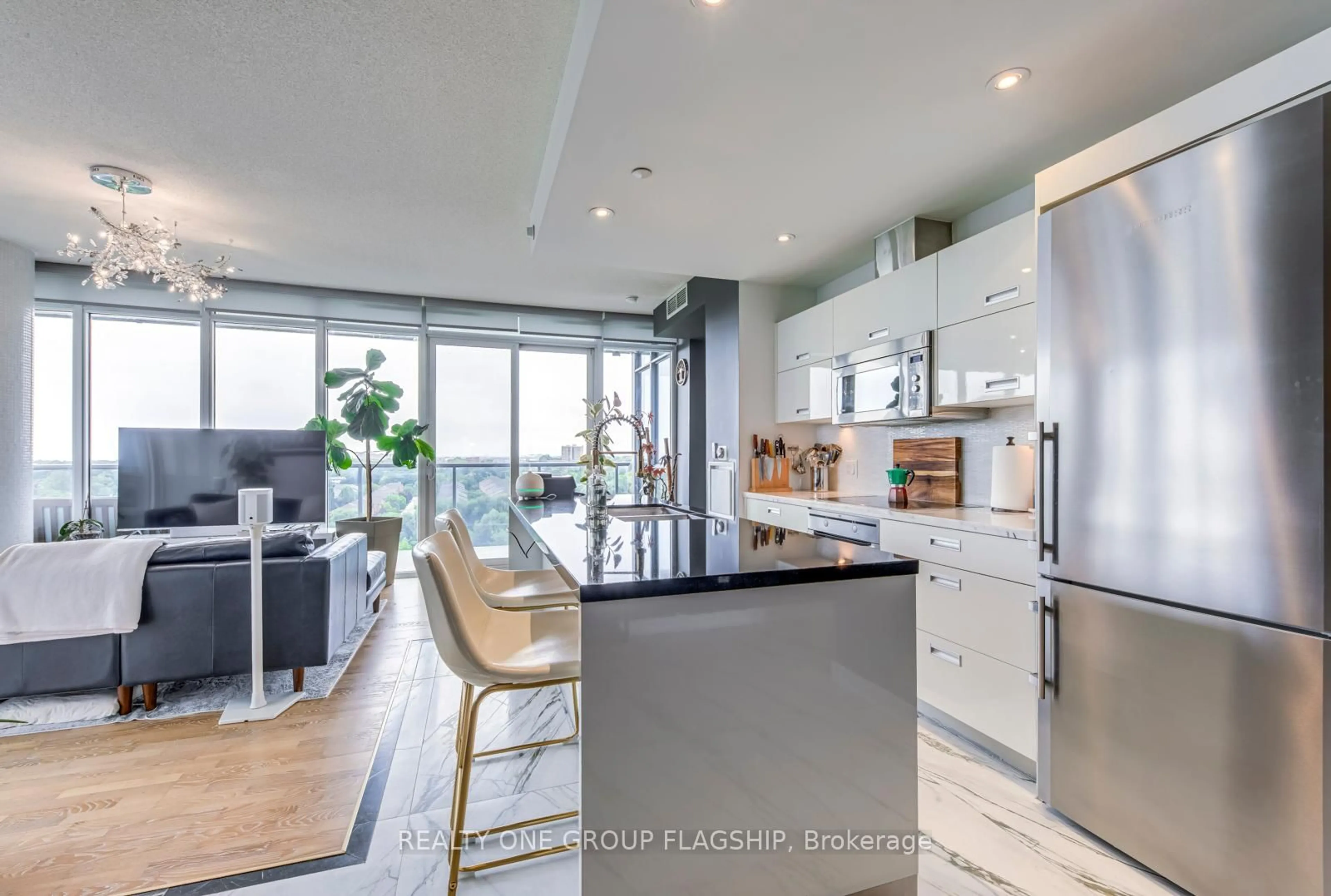 Open concept kitchen, unknown for 88 Park Lawn Rd #1105, Toronto Ontario M8Y 0B5