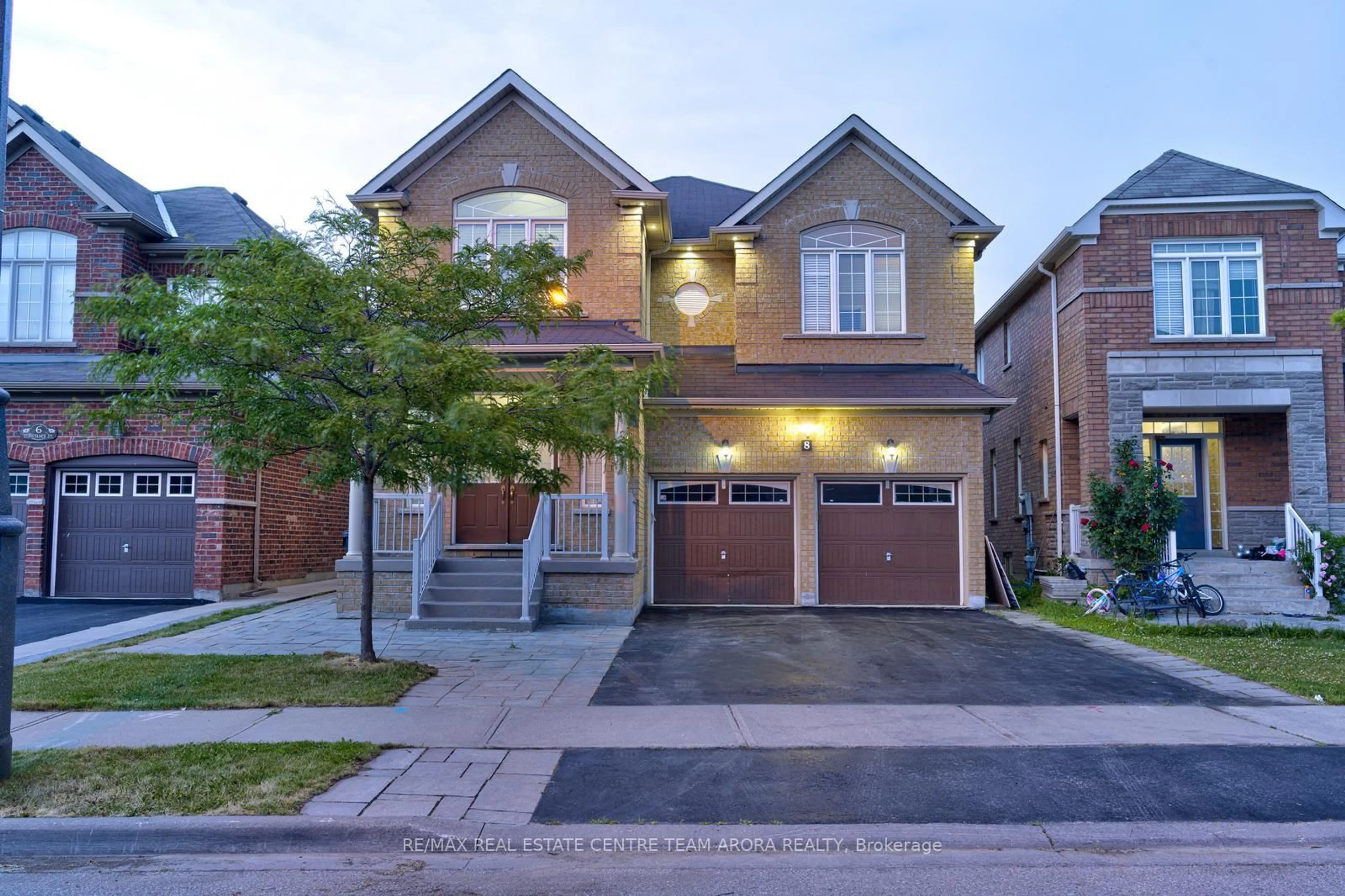 Home with brick exterior material, street for 8 Constance St, Brampton Ontario L6P 3G4