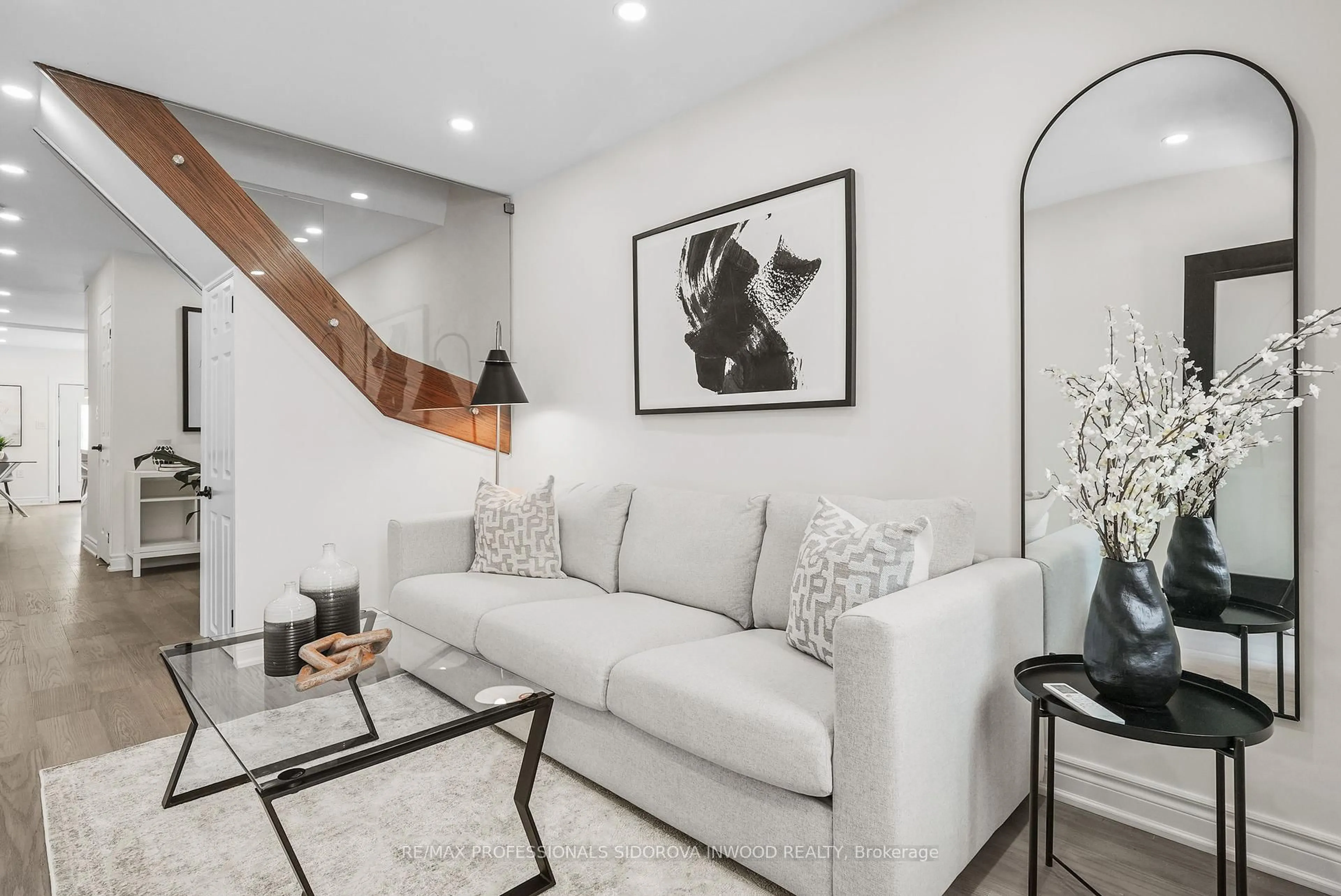 Living room with furniture, unknown for 139A Lappin Ave, Toronto Ontario M6H 1Y6