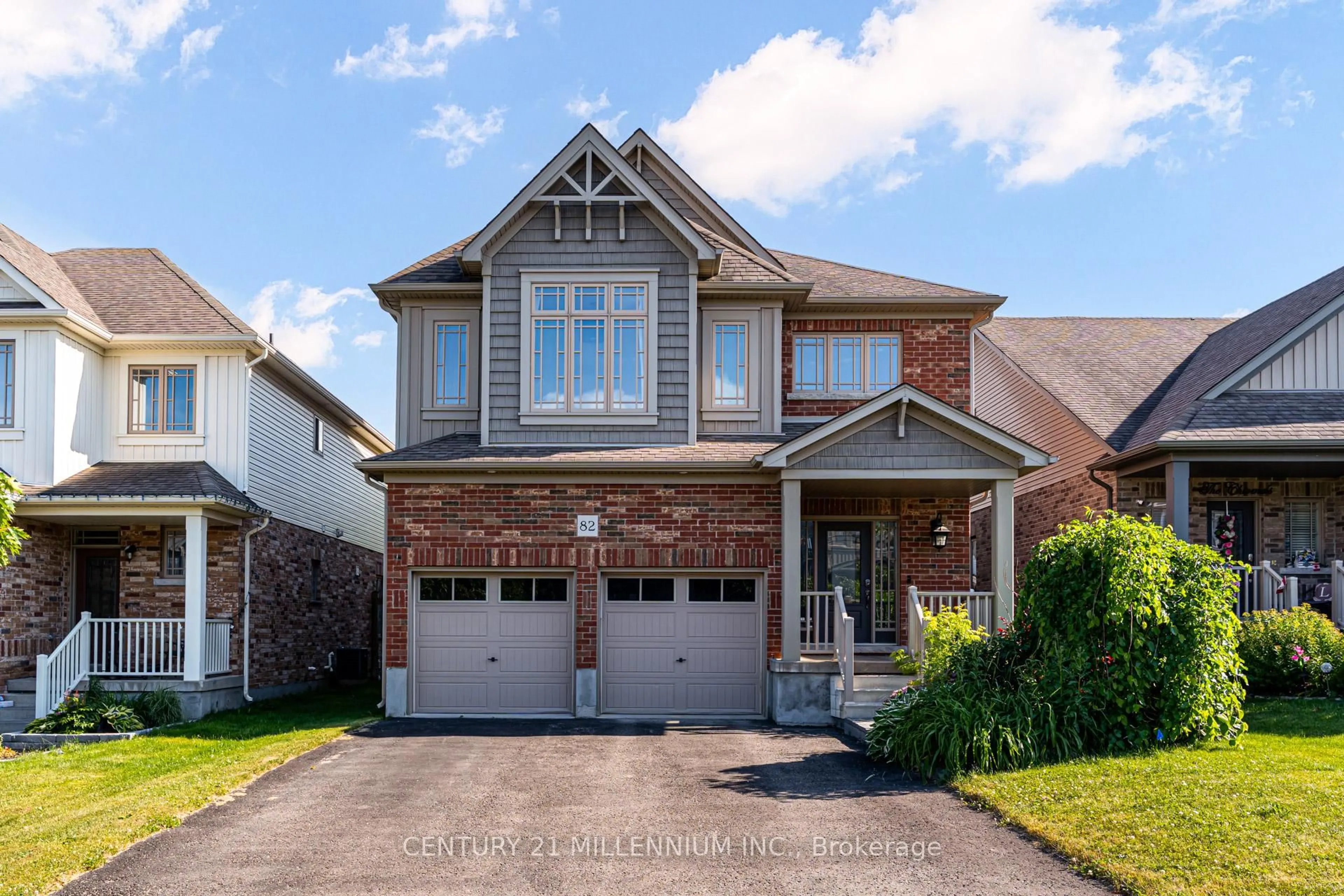 Home with brick exterior material, street for 82 Wardlaw Ave, Orangeville Ontario L9W 6M3