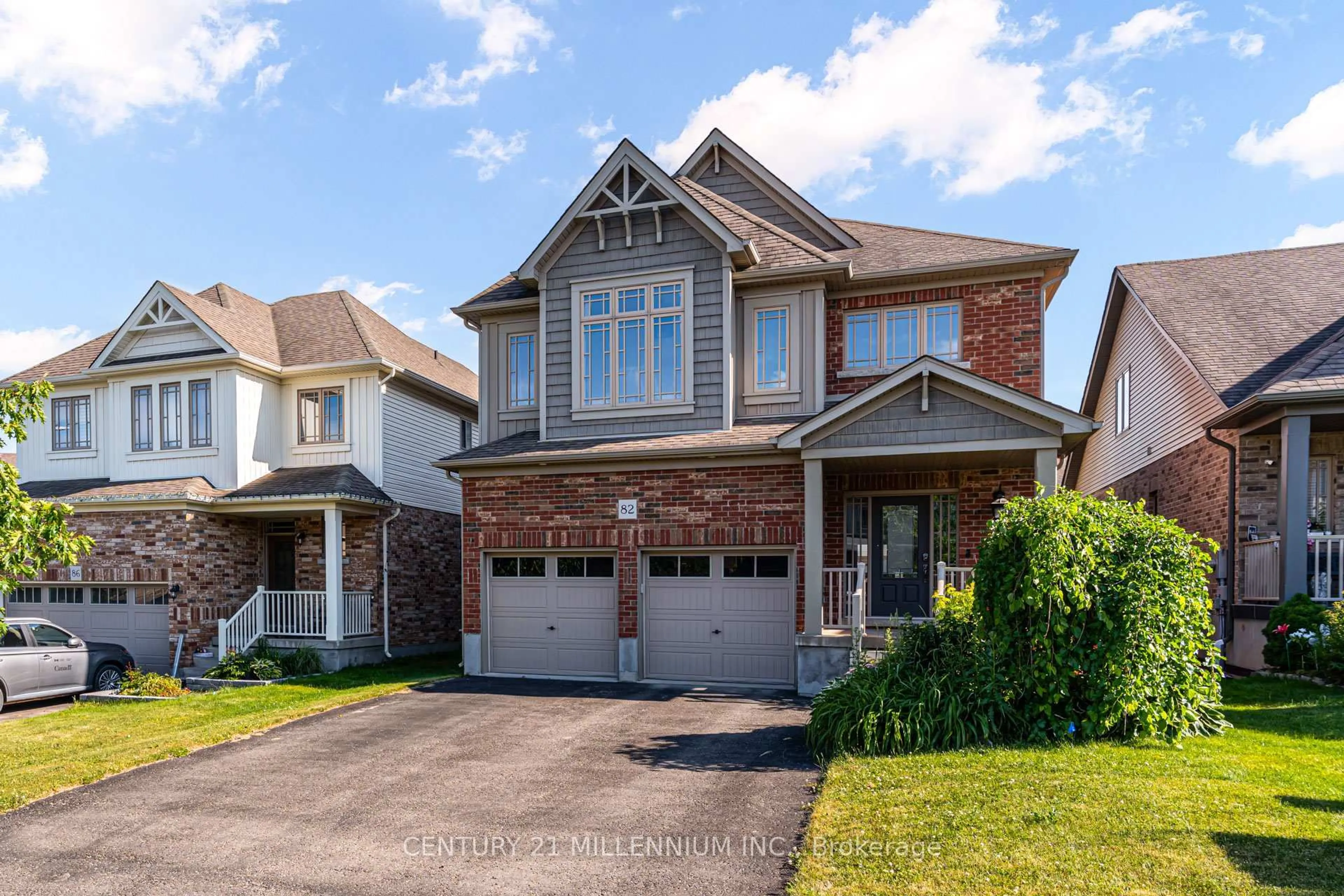 Home with brick exterior material, street for 82 Wardlaw Ave, Orangeville Ontario L9W 6M3