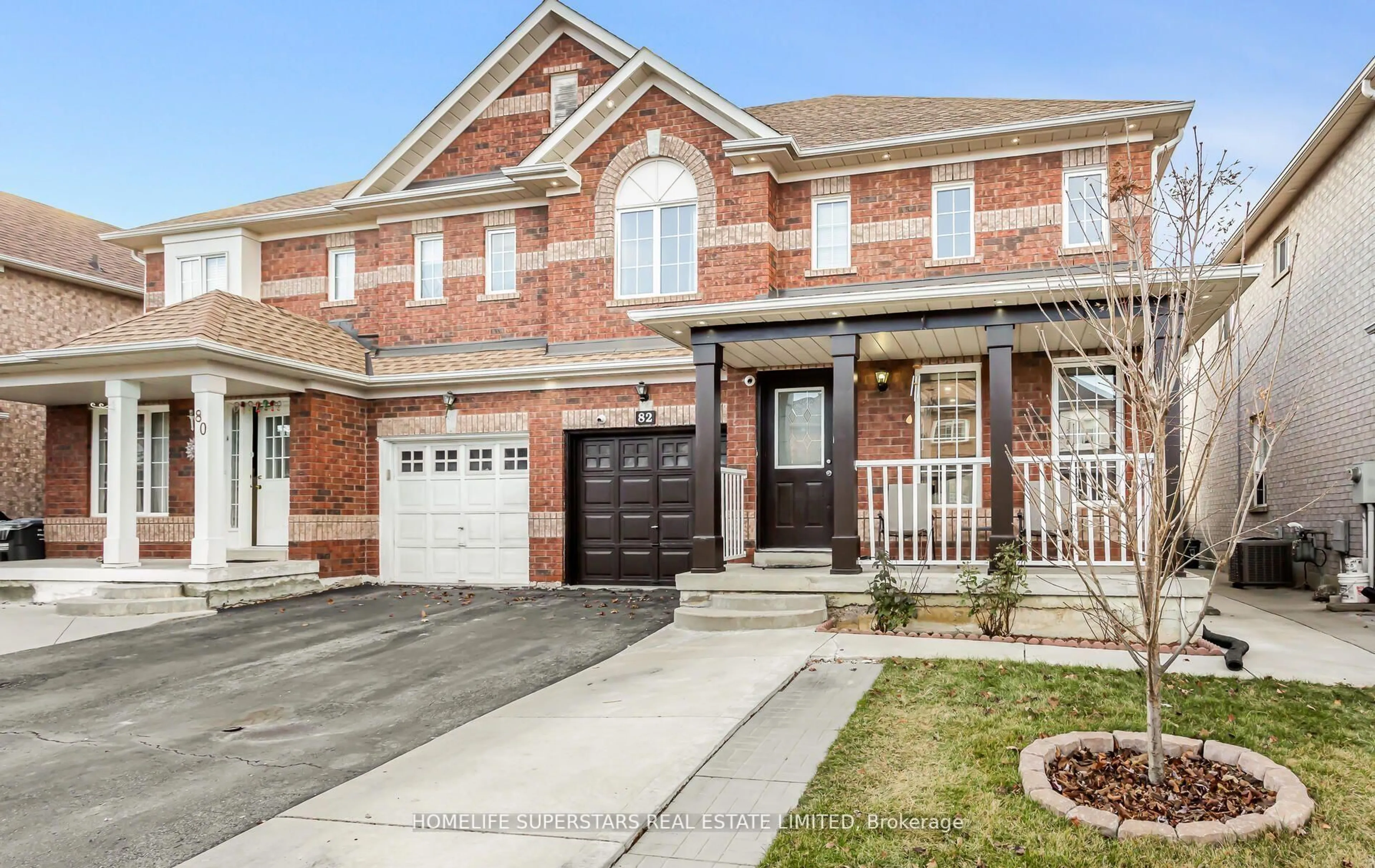 Home with brick exterior material, street for 82 Jewel Cres, Brampton Ontario L6R 2P4