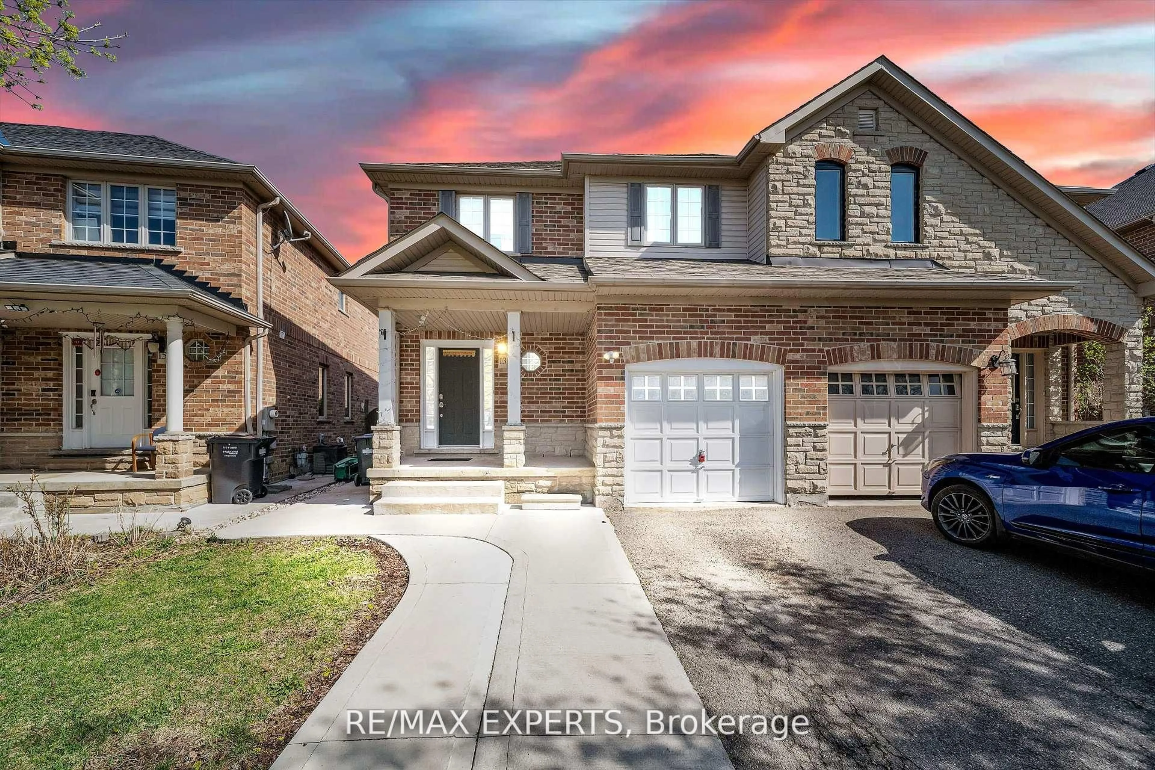 Home with brick exterior material, street for 13 Stable Gate, Brampton Ontario L7A 1V5