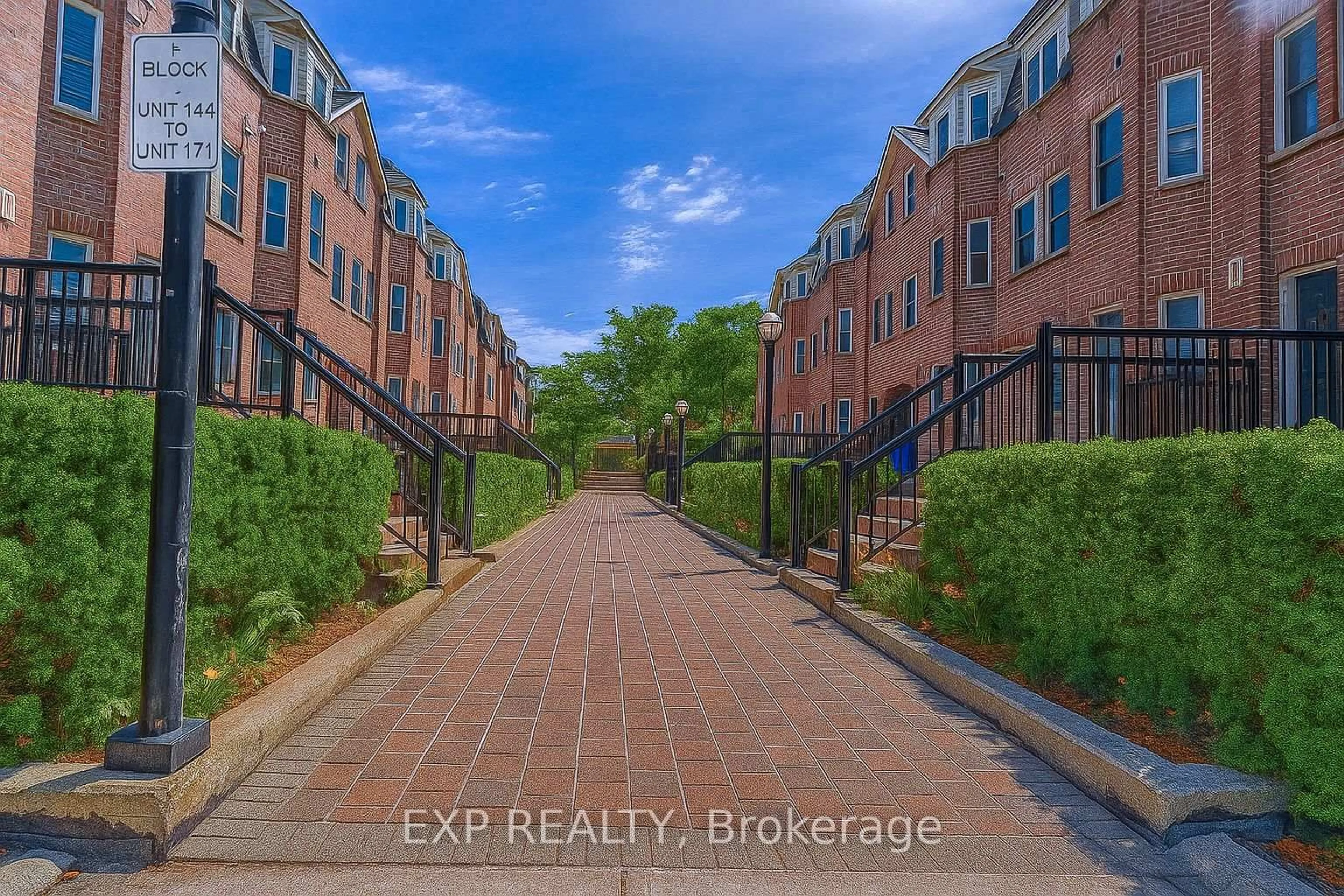 A pic from outside/outdoor area/front of a property/back of a property/a pic from drone, street for 760 Lawrence Ave #132, Toronto Ontario M6A 3E7