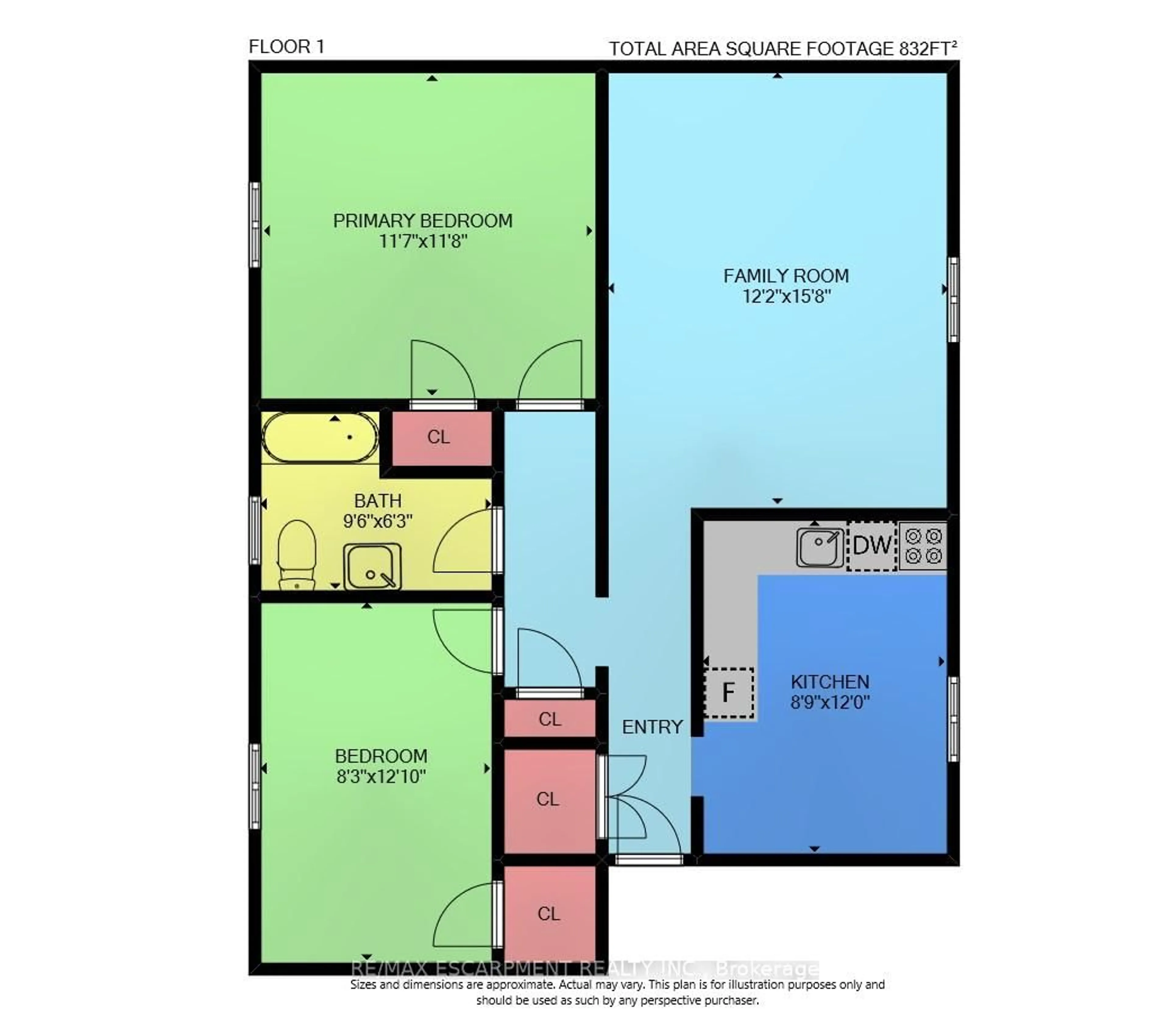 Floor plan for 1347 Lakeshore Rd #37, Burlington Ontario L7S 1B1