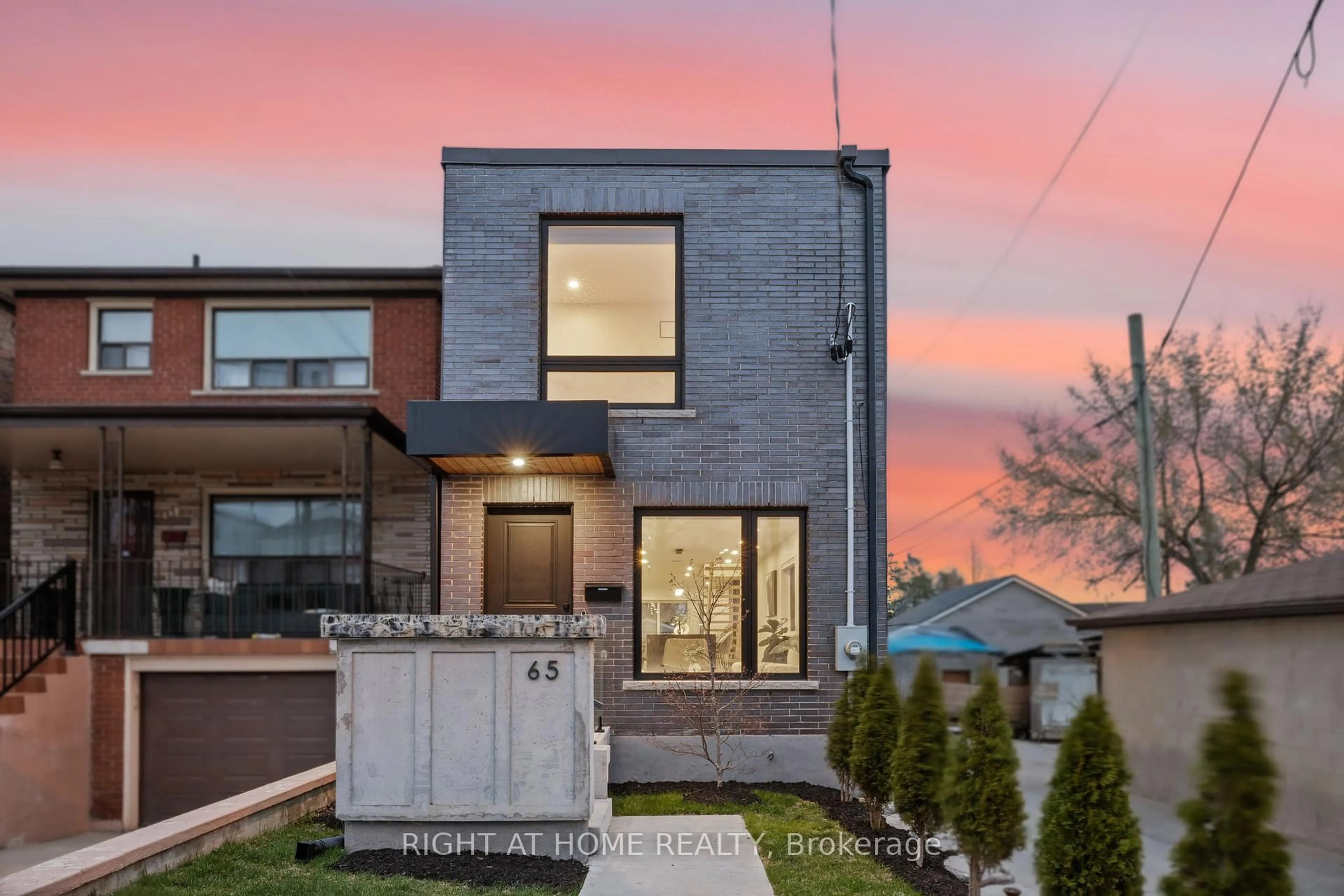Home with brick exterior material, street for 65 Aileen Ave, Toronto Ontario M6M 1E7