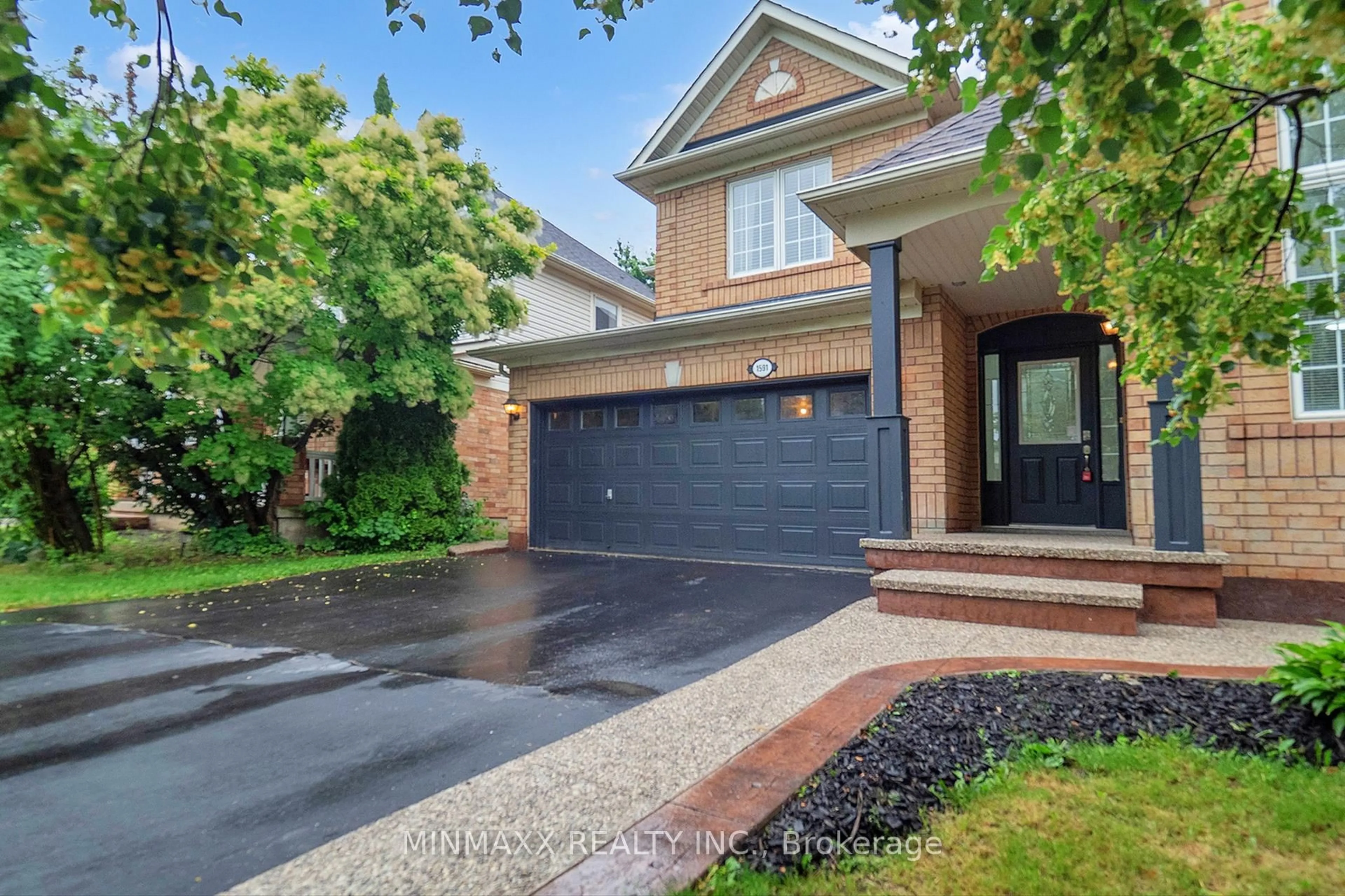 Home with brick exterior material, street for 1591 Dockray Dr, Milton Ontario L9T 5M4