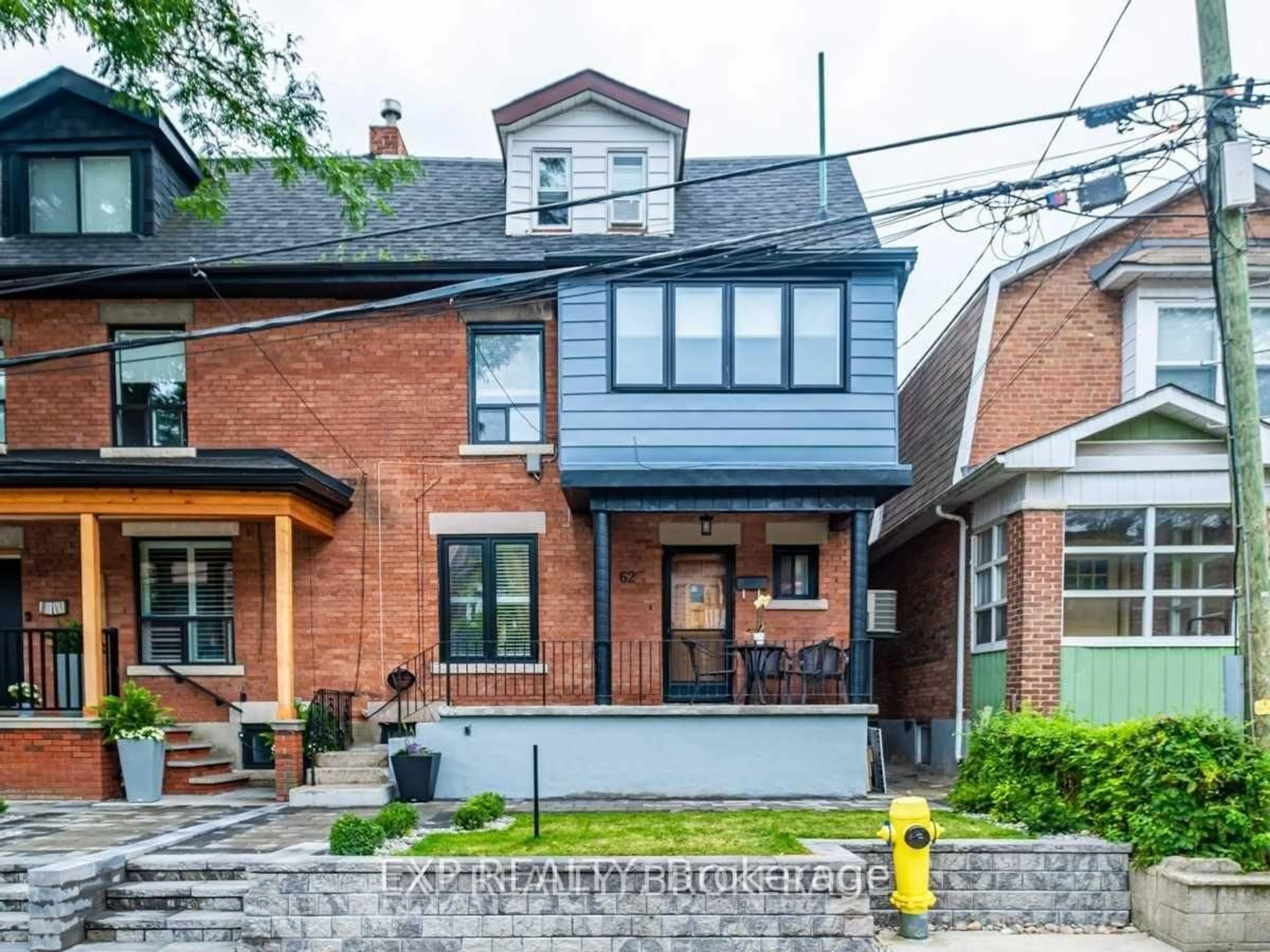 Home with brick exterior material, street for 62 Aziel St, Toronto Ontario M6P 2N9