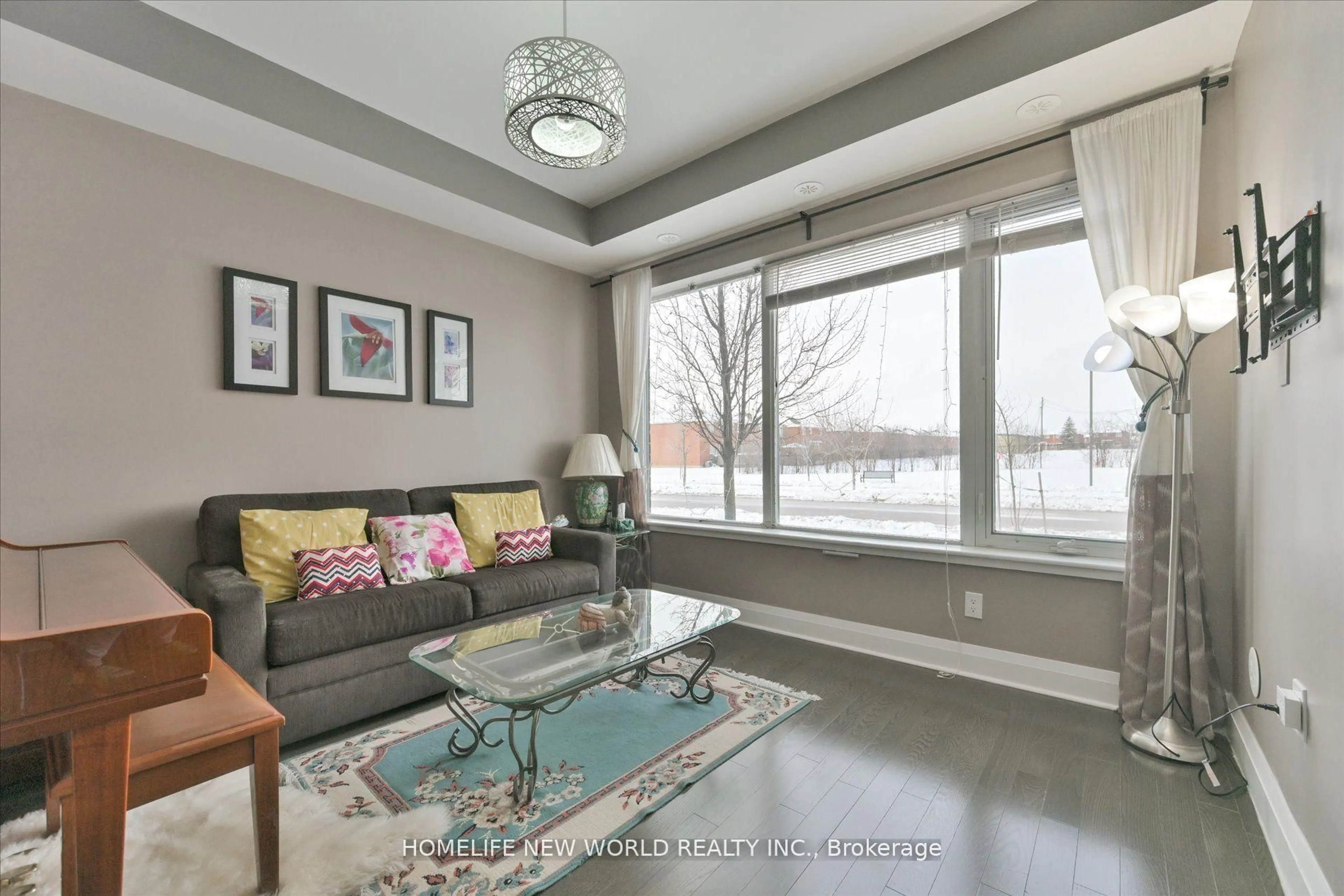 Living room with furniture, unknown for 90 Little Creek Rd #8, Mississauga Ontario L5R 0E9