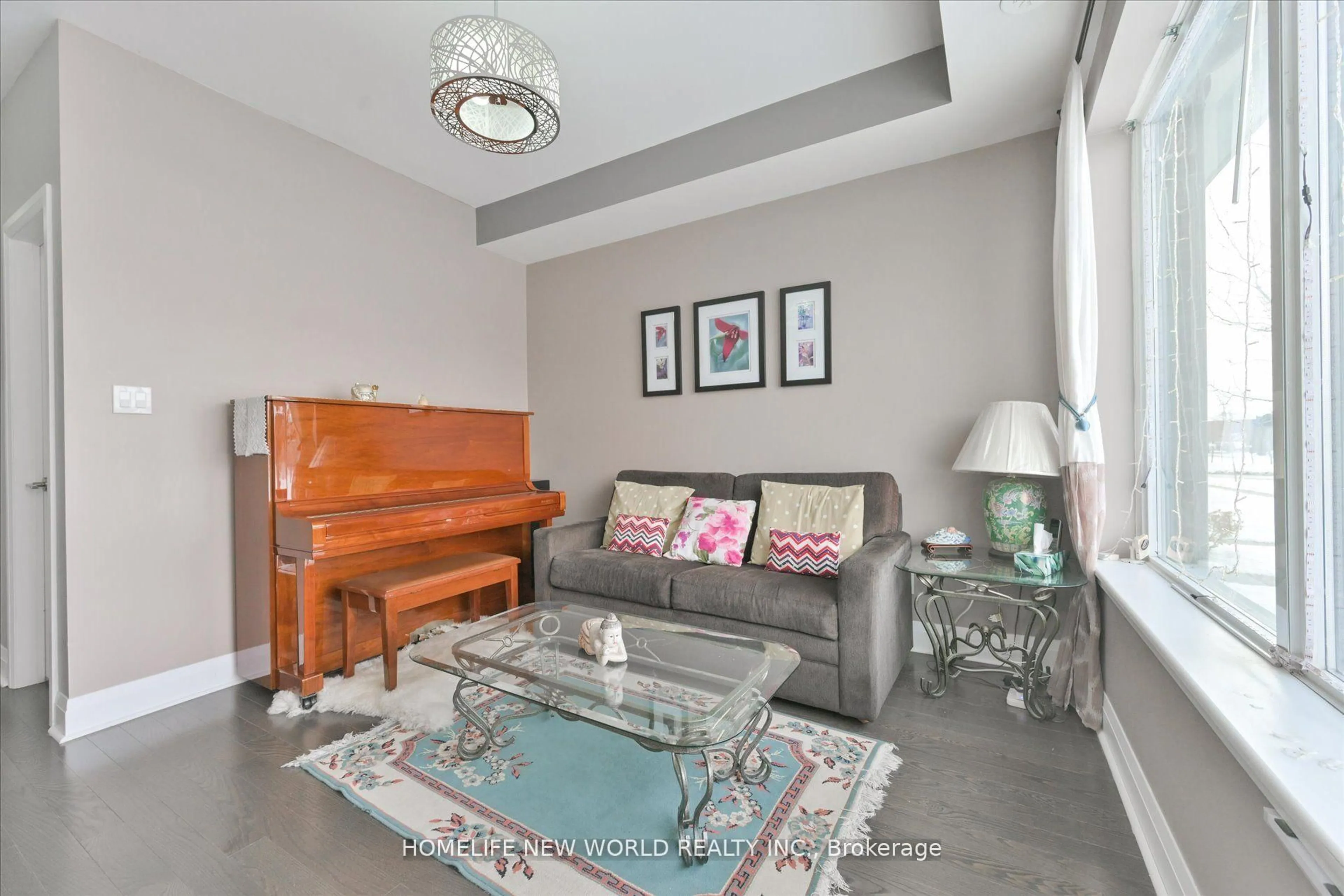Living room with furniture, unknown for 90 Little Creek Rd #8, Mississauga Ontario L5R 0E9