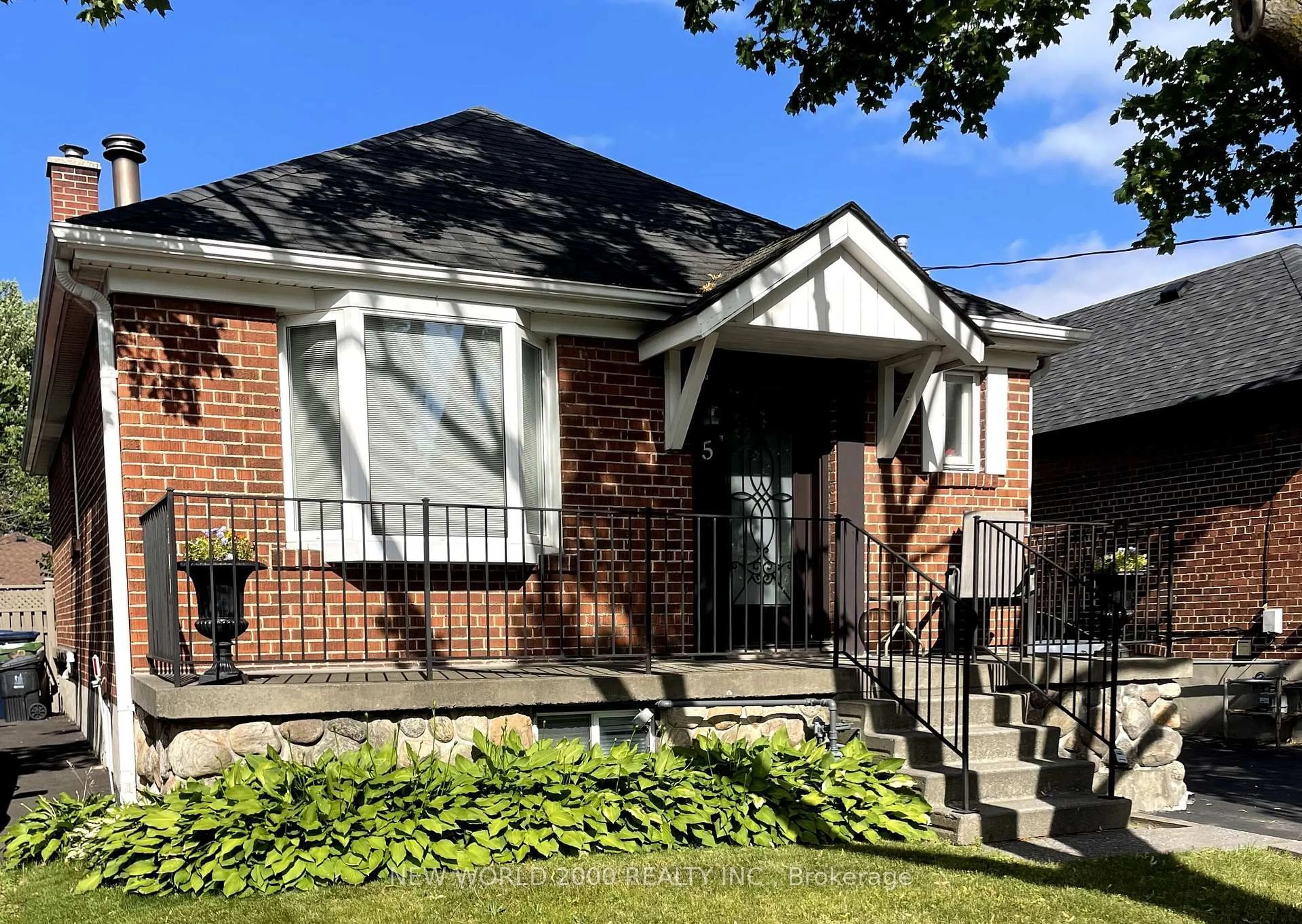 Home with brick exterior material, street for 5 Parker Ave, Toronto Ontario M8Z 4L6