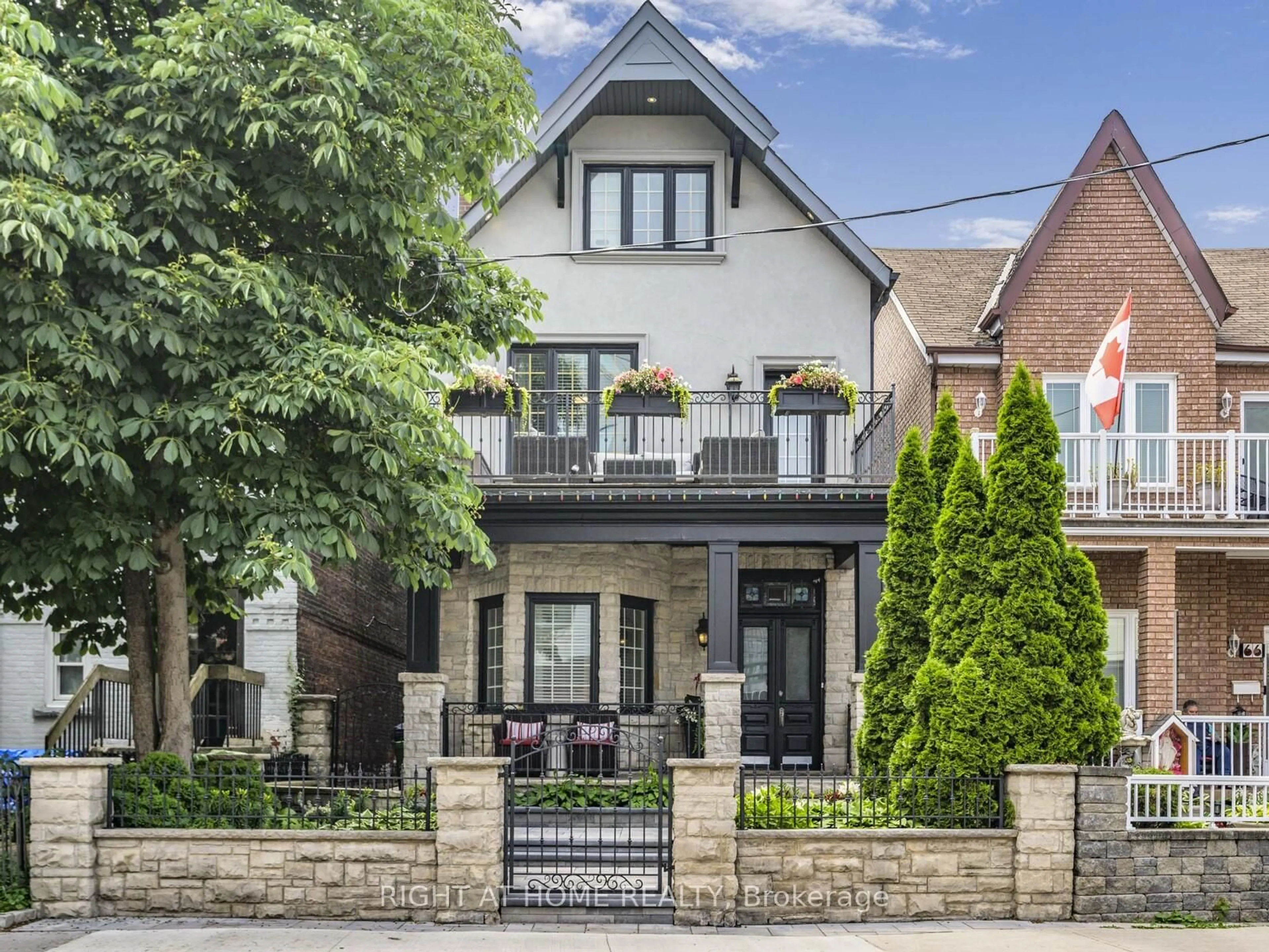 Home with brick exterior material, street for 64 Brock Ave, Toronto Ontario M6K 2L4