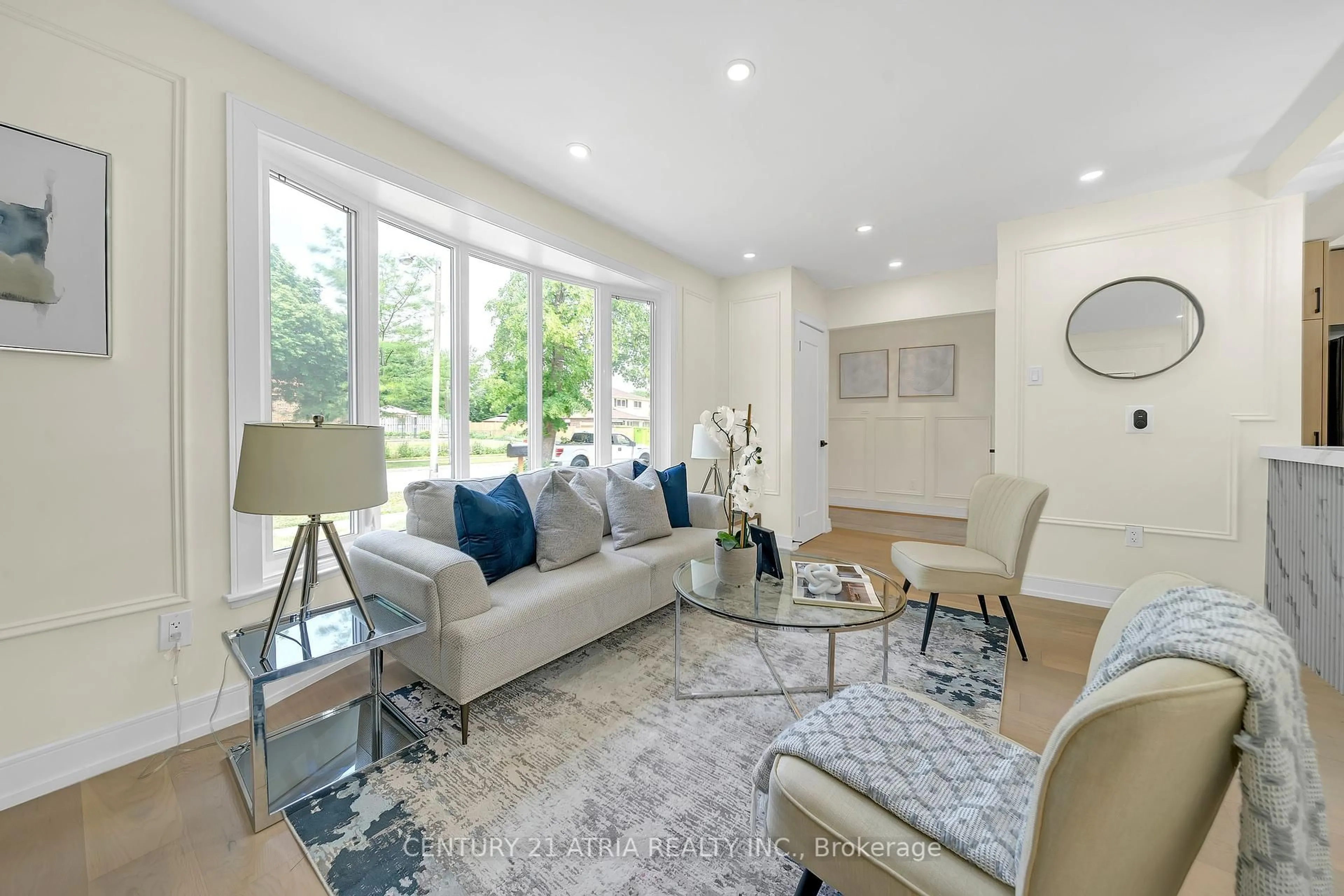 Living room with furniture, unknown for 48 Tealham Dr, Toronto Ontario M9V 3T6