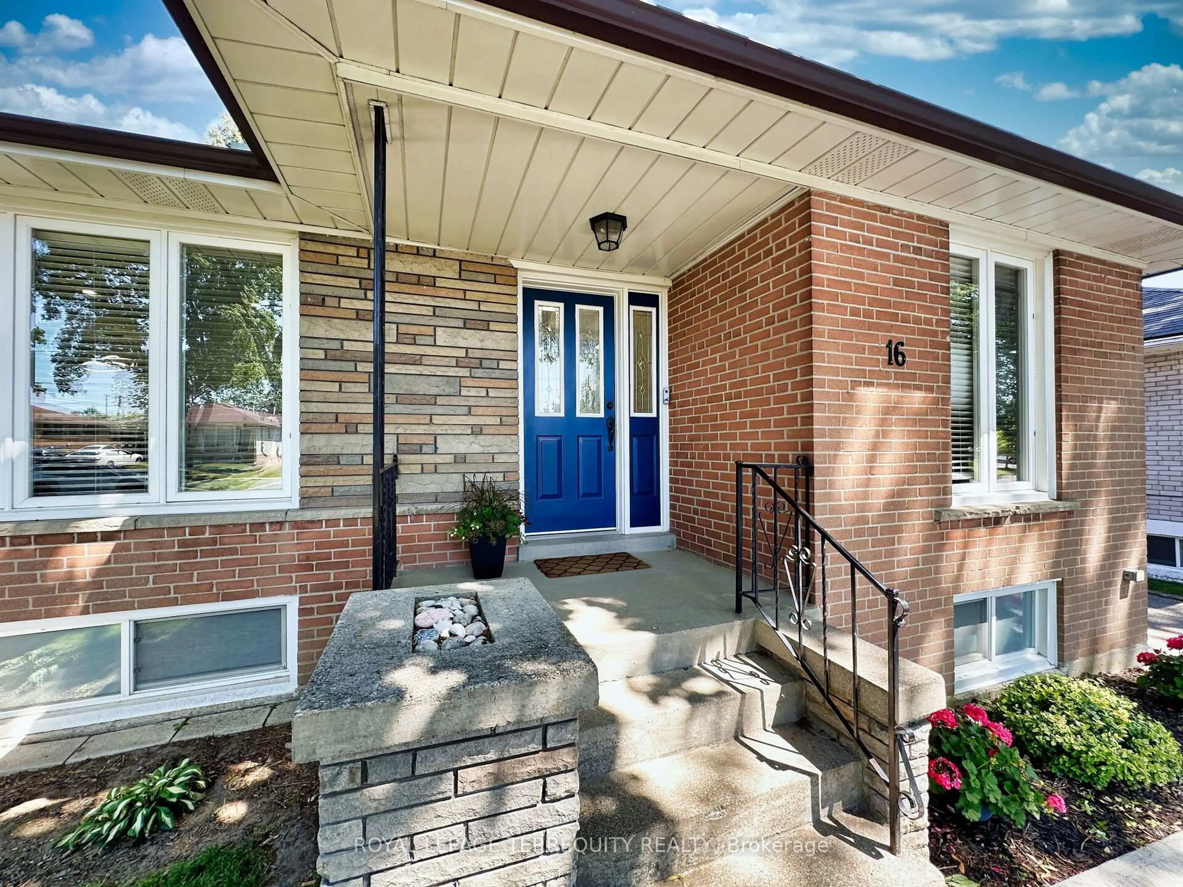 Home with brick exterior material, street for 16 Pagebrook Dr, Toronto Ontario M9P 1P5
