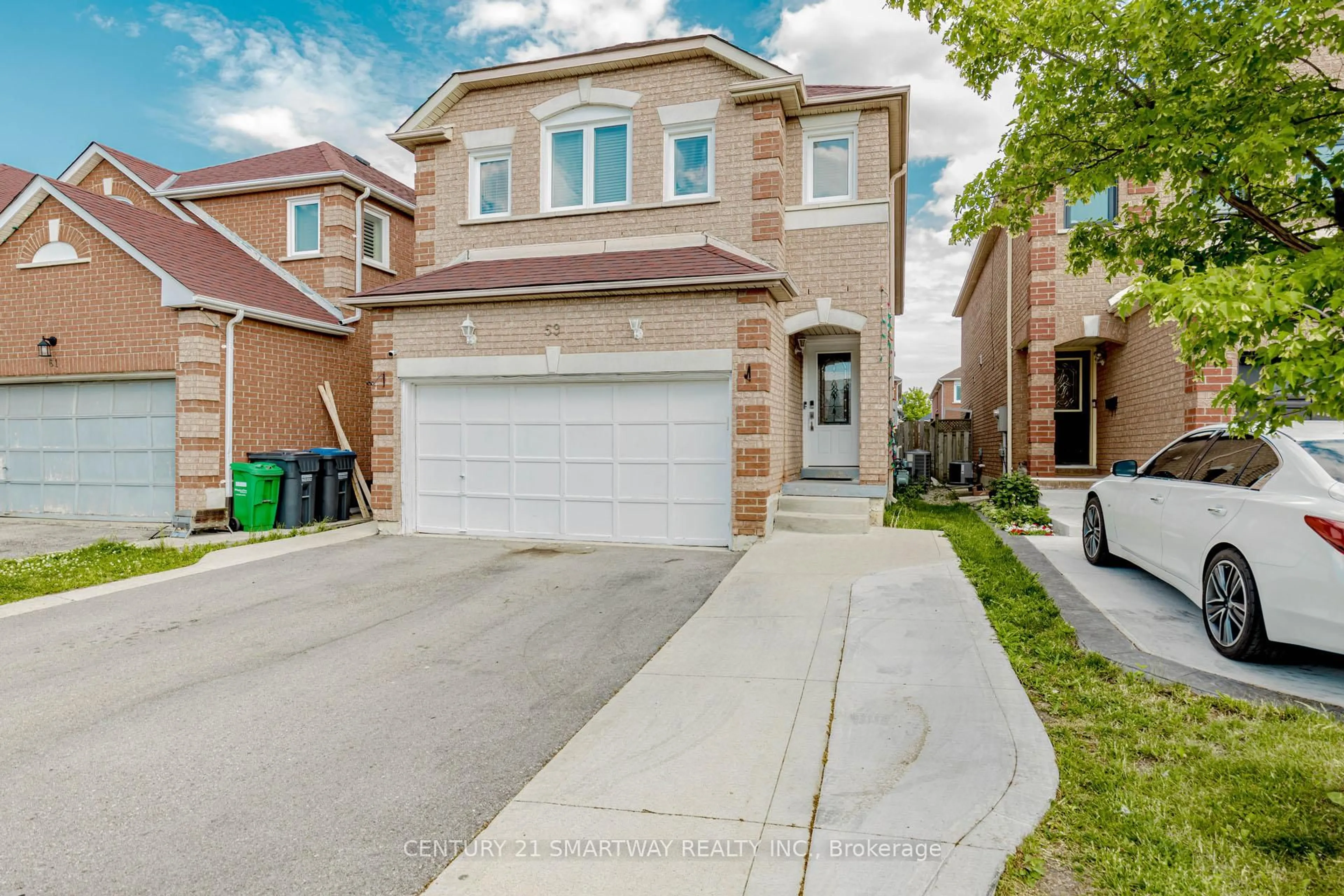 Home with brick exterior material, street for 59 Arthurs Cres, Brampton Ontario L6Y 4Y2