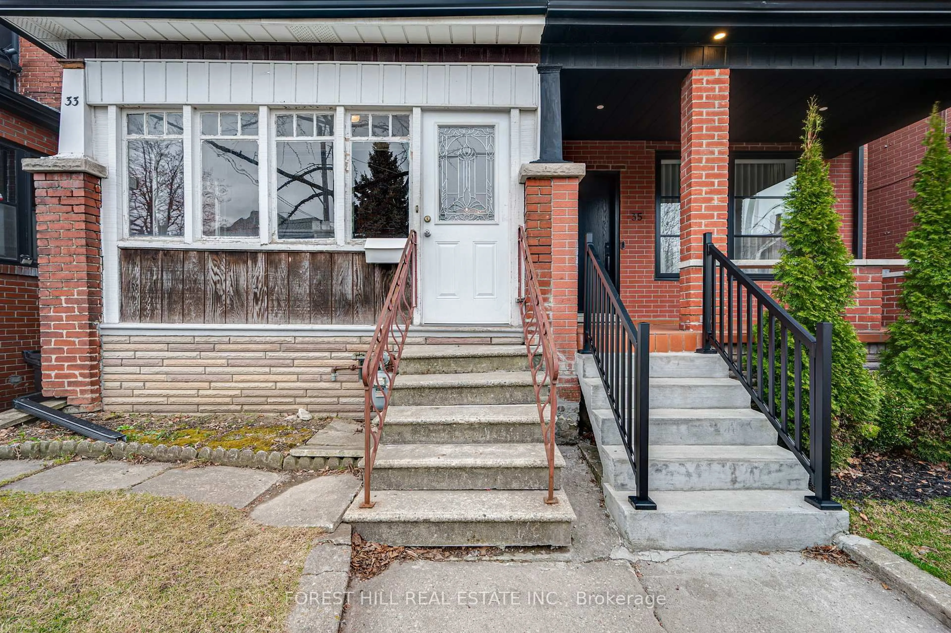 Home with brick exterior material, street for 33 Hounslow Heath Rd, Toronto Ontario M6N 1G7