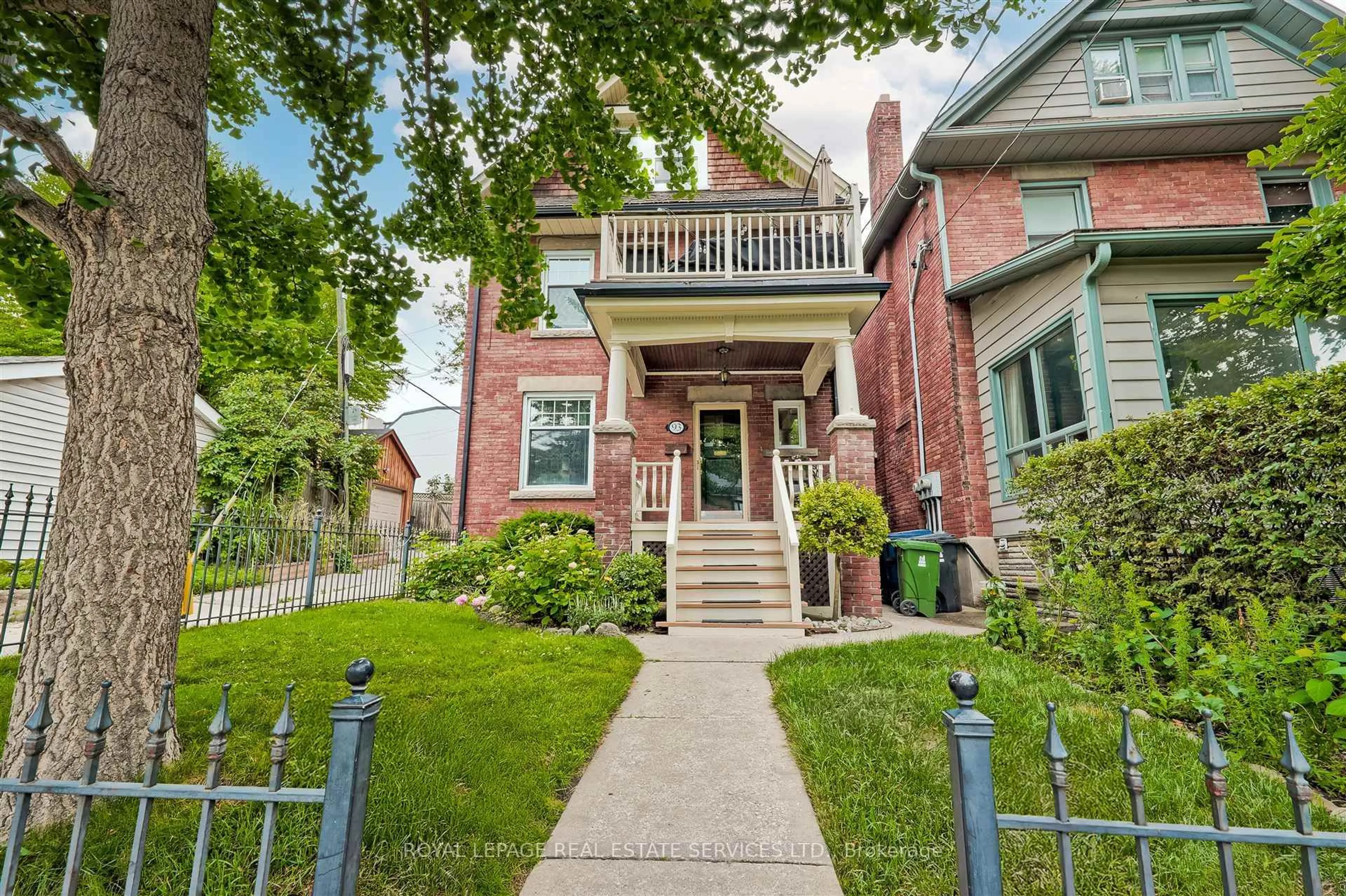 Home with brick exterior material, street for 93 Medland Cres, Toronto Ontario M6P 2N3