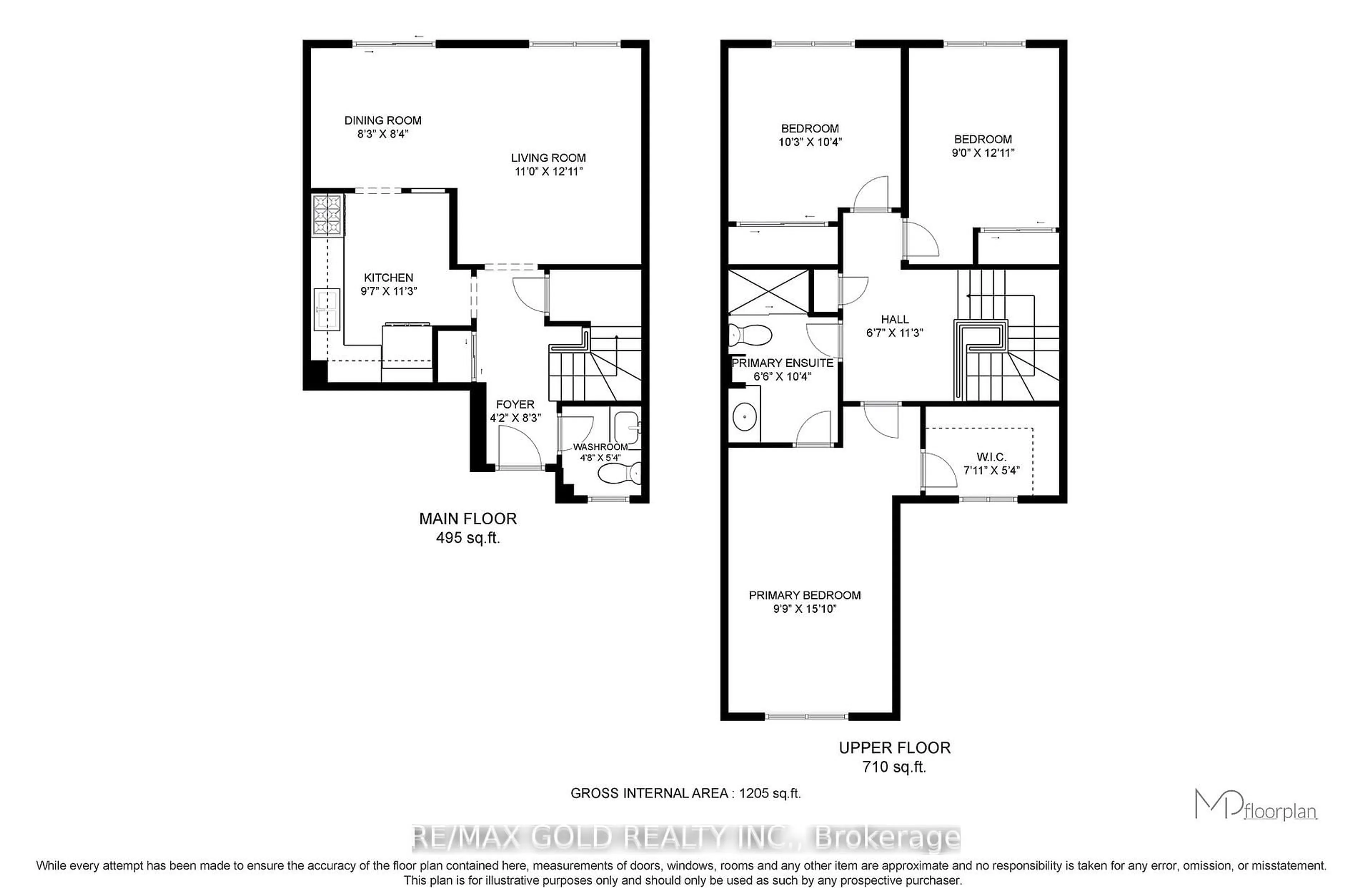 Floor plan for 5305 Glen Erin Dr #78B, Mississauga Ontario L5M 5N7