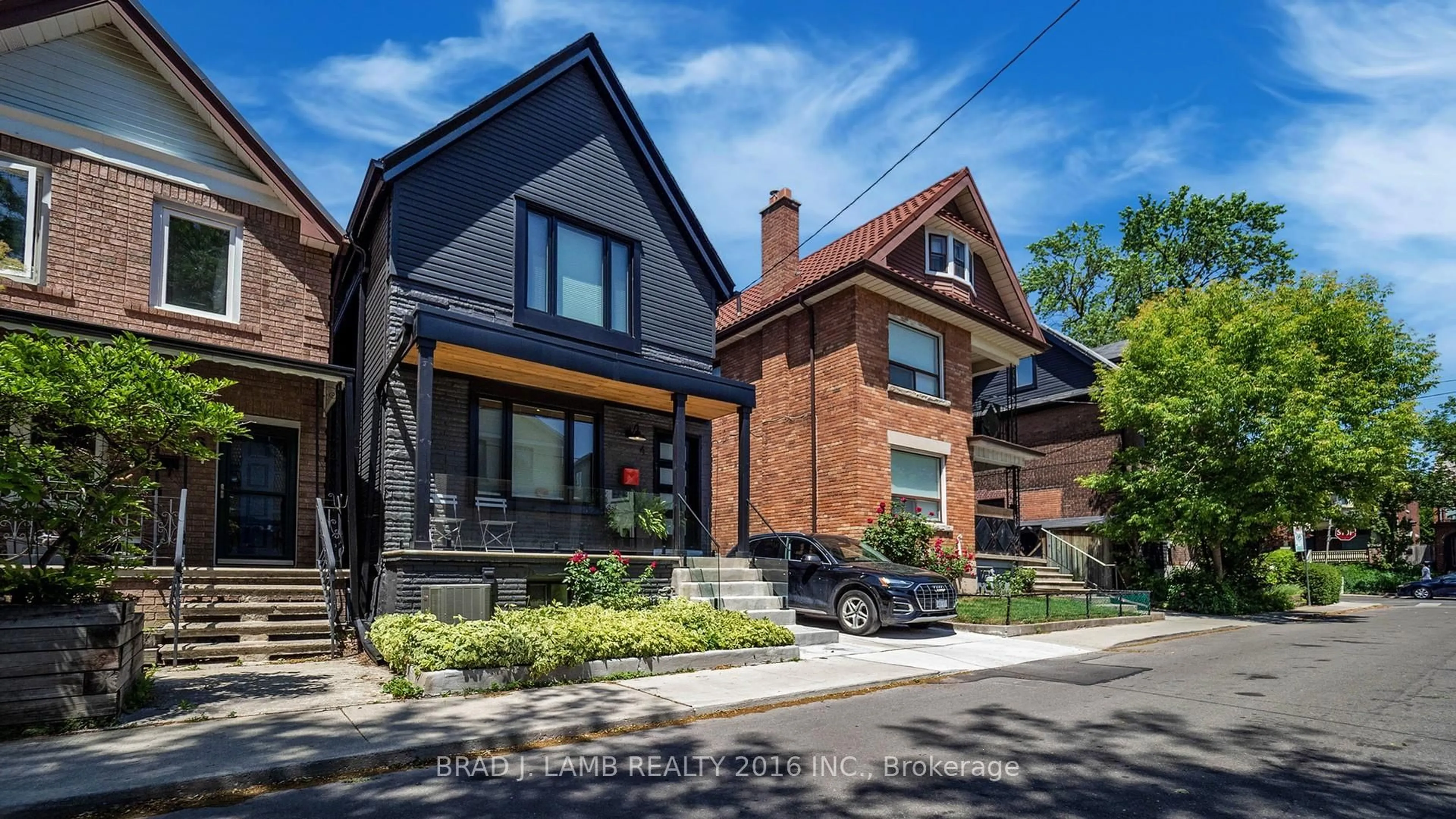 Home with brick exterior material, street for 4 Manchester Ave, Toronto Ontario M6G 1V3