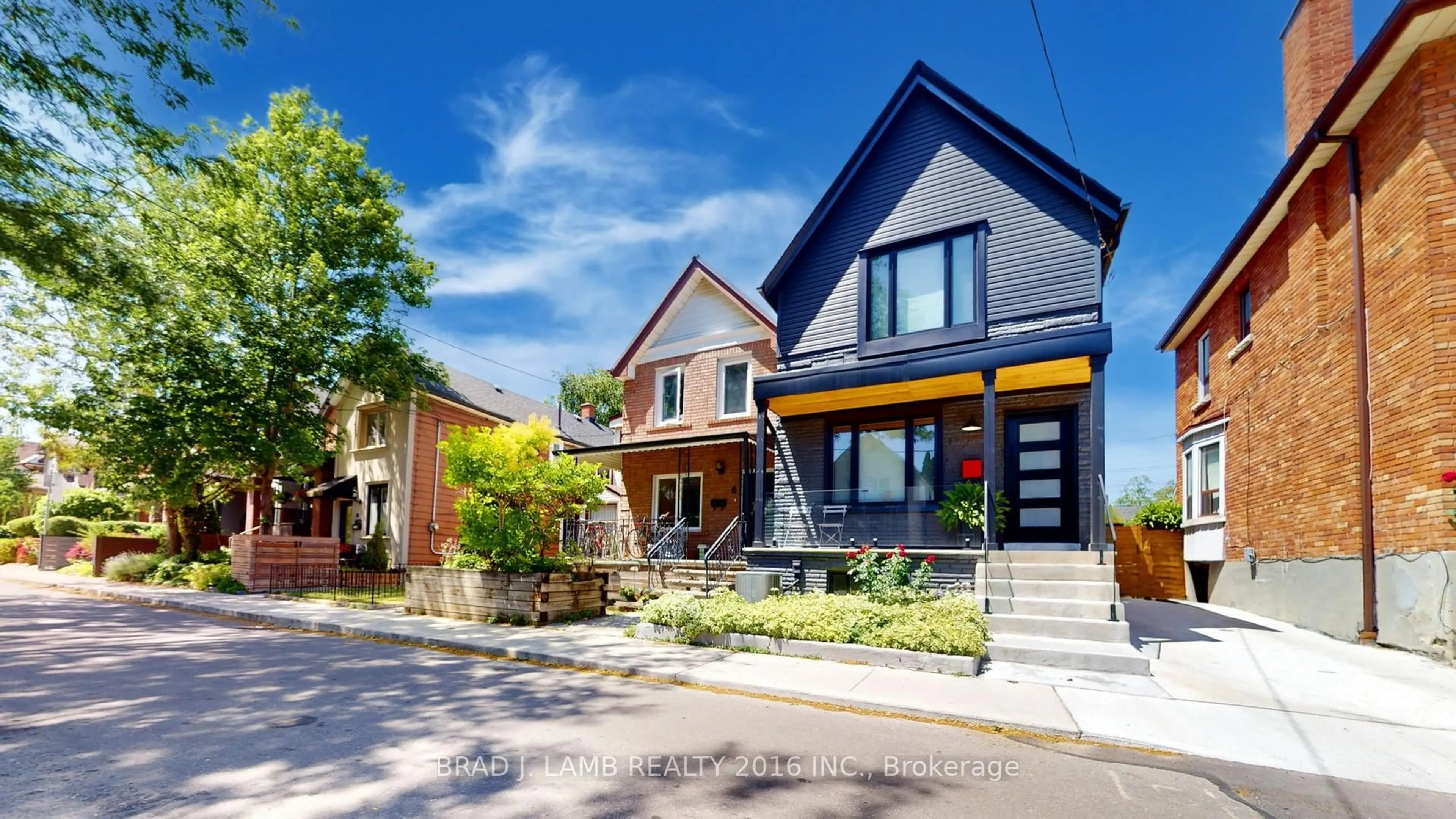 Home with brick exterior material, street for 4 Manchester Ave, Toronto Ontario M6G 1V3