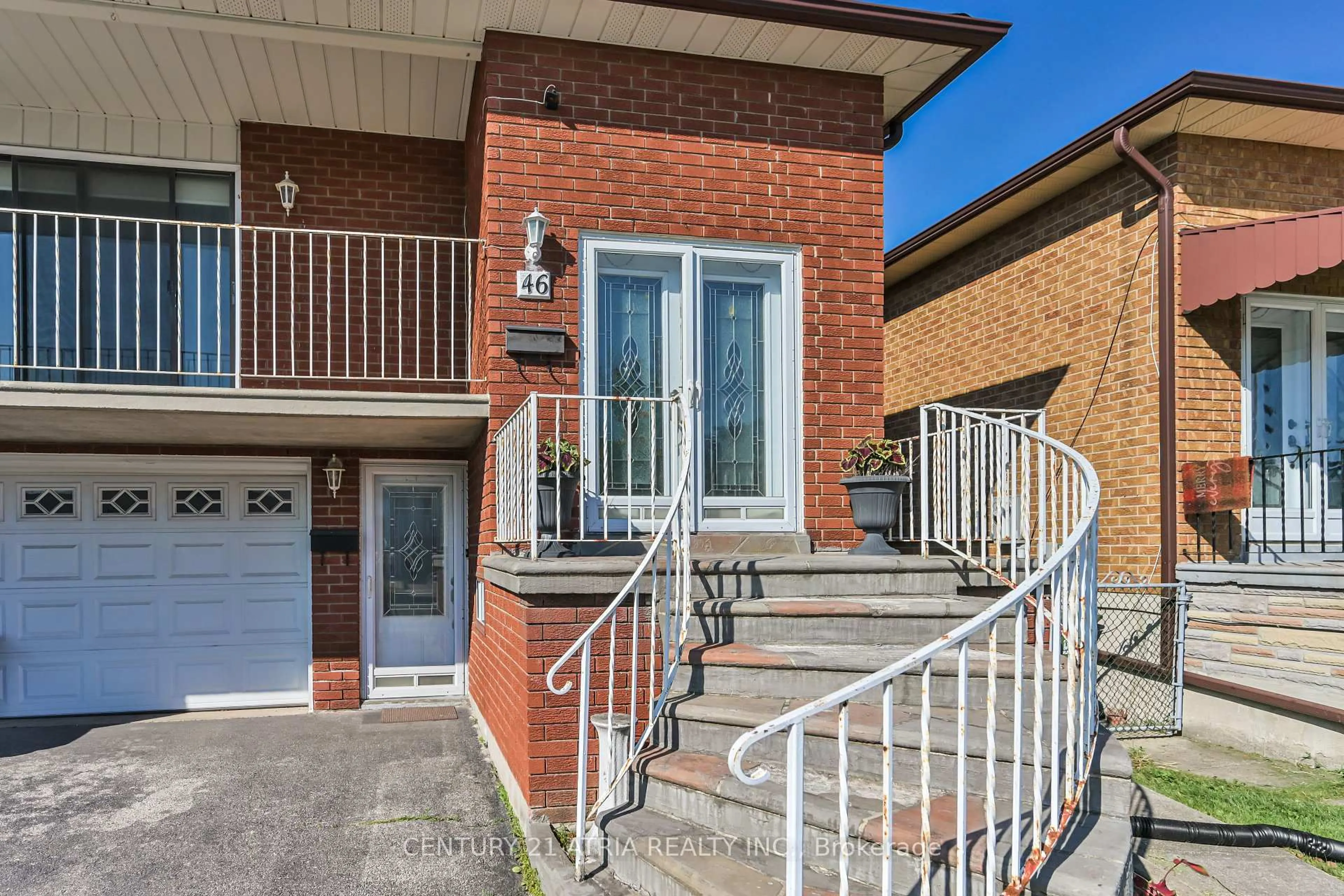 Home with brick exterior material, street for 46 John Lindsay Crt, Toronto Ontario M3L 2K1