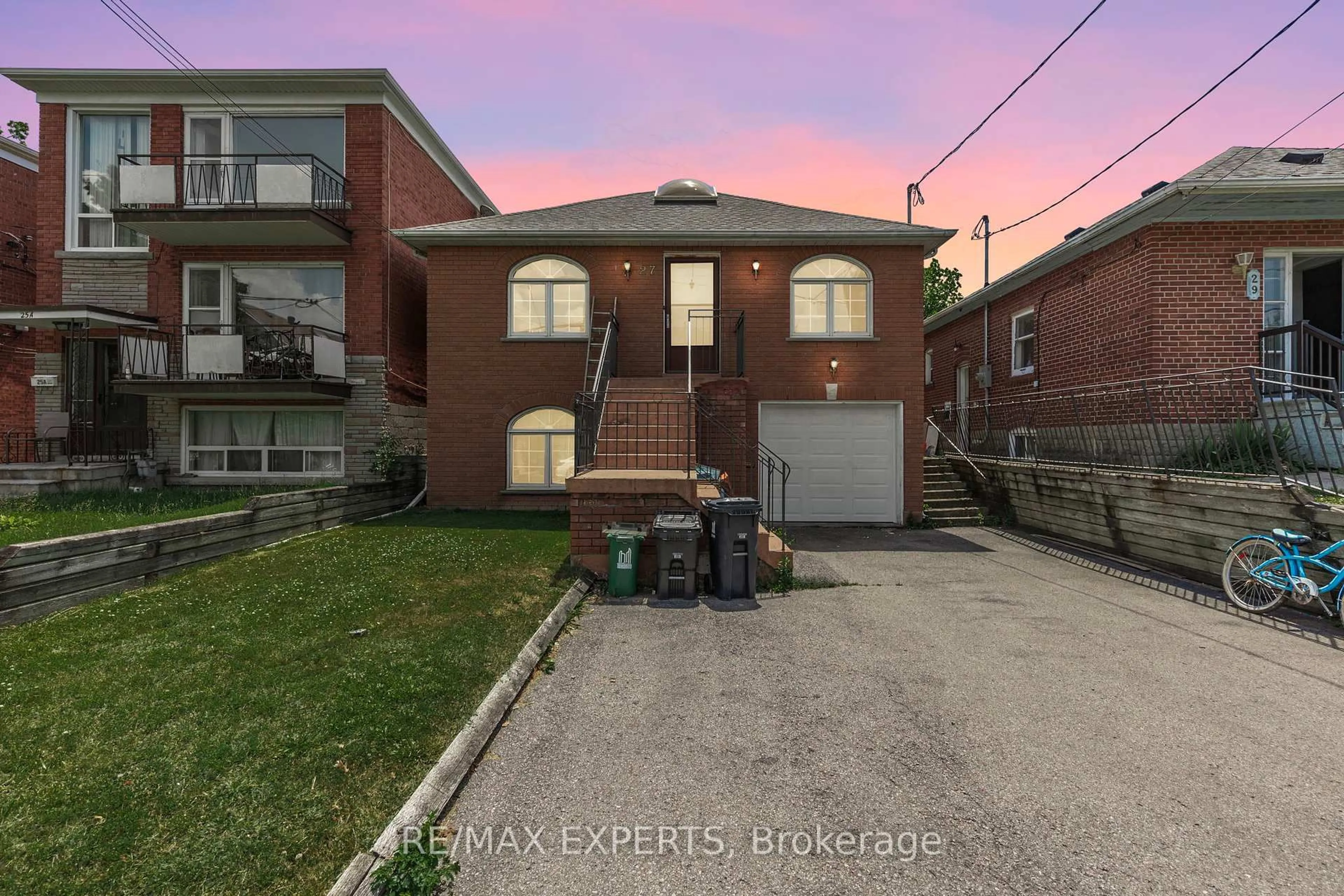 Home with brick exterior material, street for 27 Venn Cres, Toronto Ontario M6M 1S5