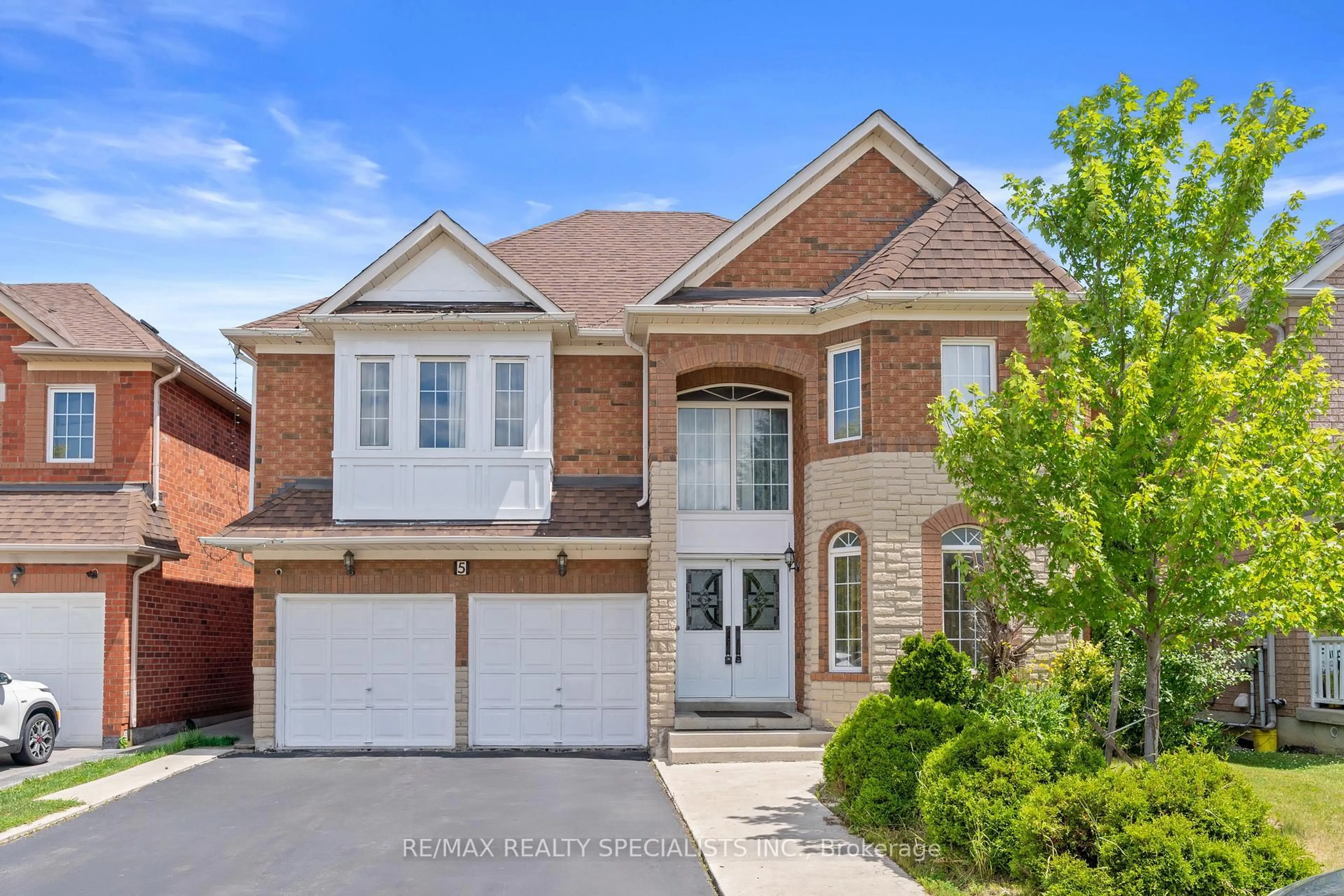 Home with brick exterior material, street for 5 Wildhorse Lane, Brampton Ontario L6R 2E5