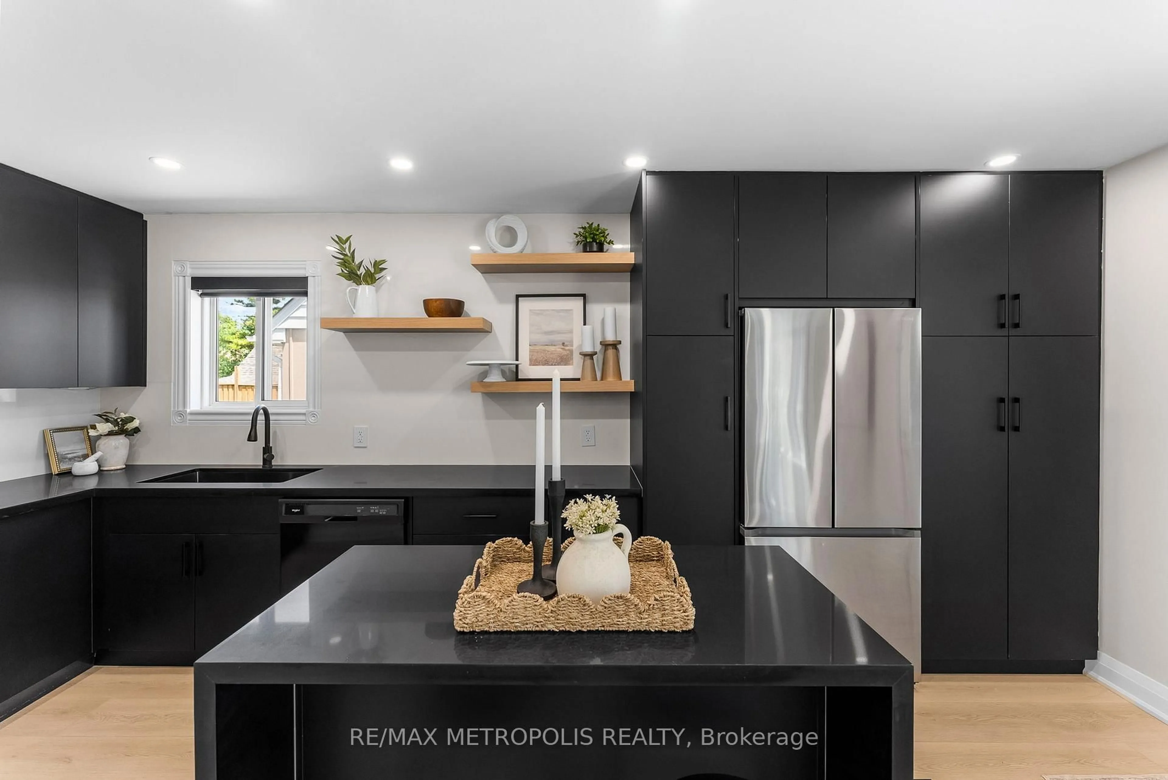 Contemporary kitchen, ceramic/tile floor for 96 Allenby Ave, Toronto Ontario M9W 1S9