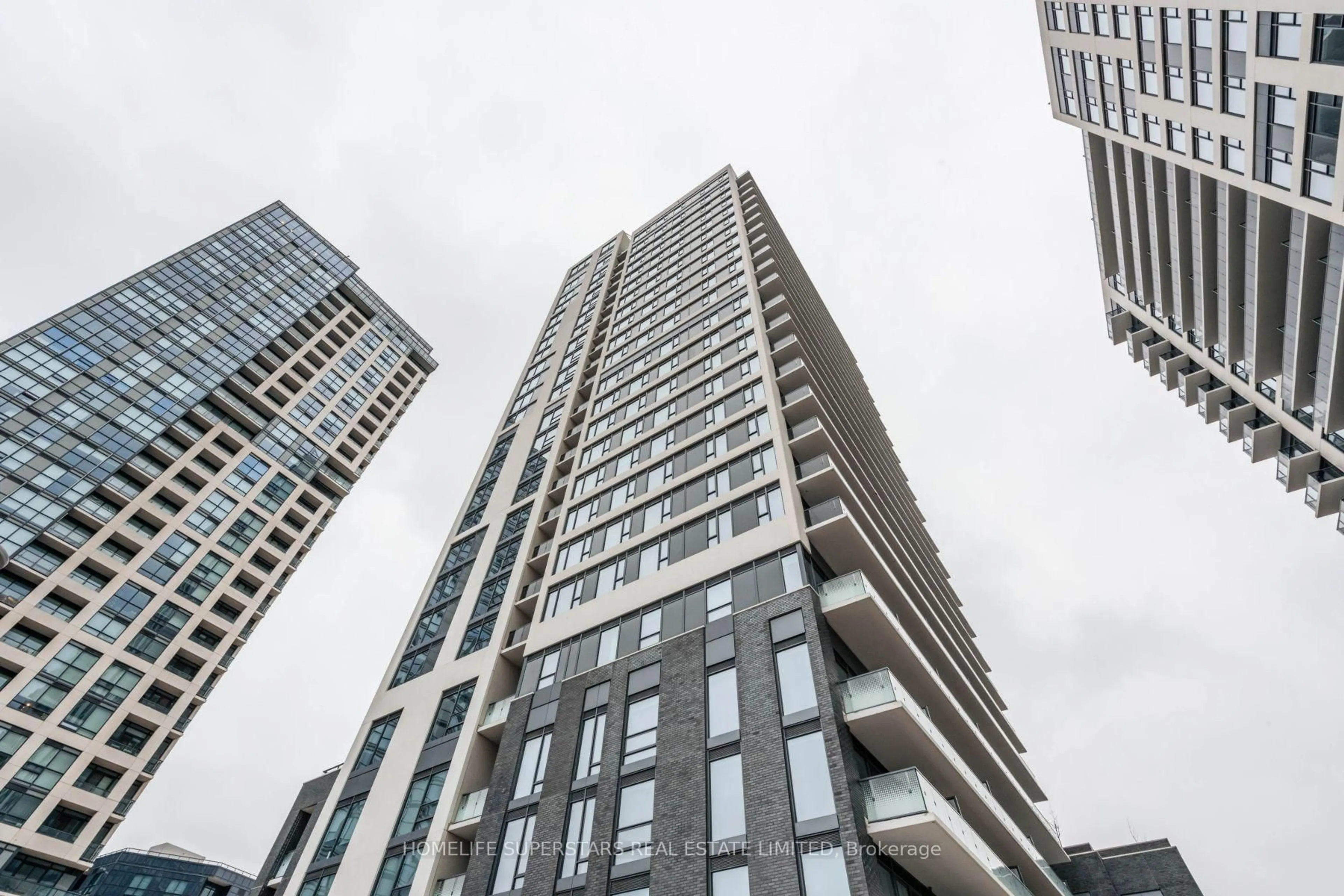 A pic from outside/outdoor area/front of a property/back of a property/a pic from drone, city buildings view from balcony for 30 SAMUEL WOOD Way #501, Toronto Ontario M9B 0C9