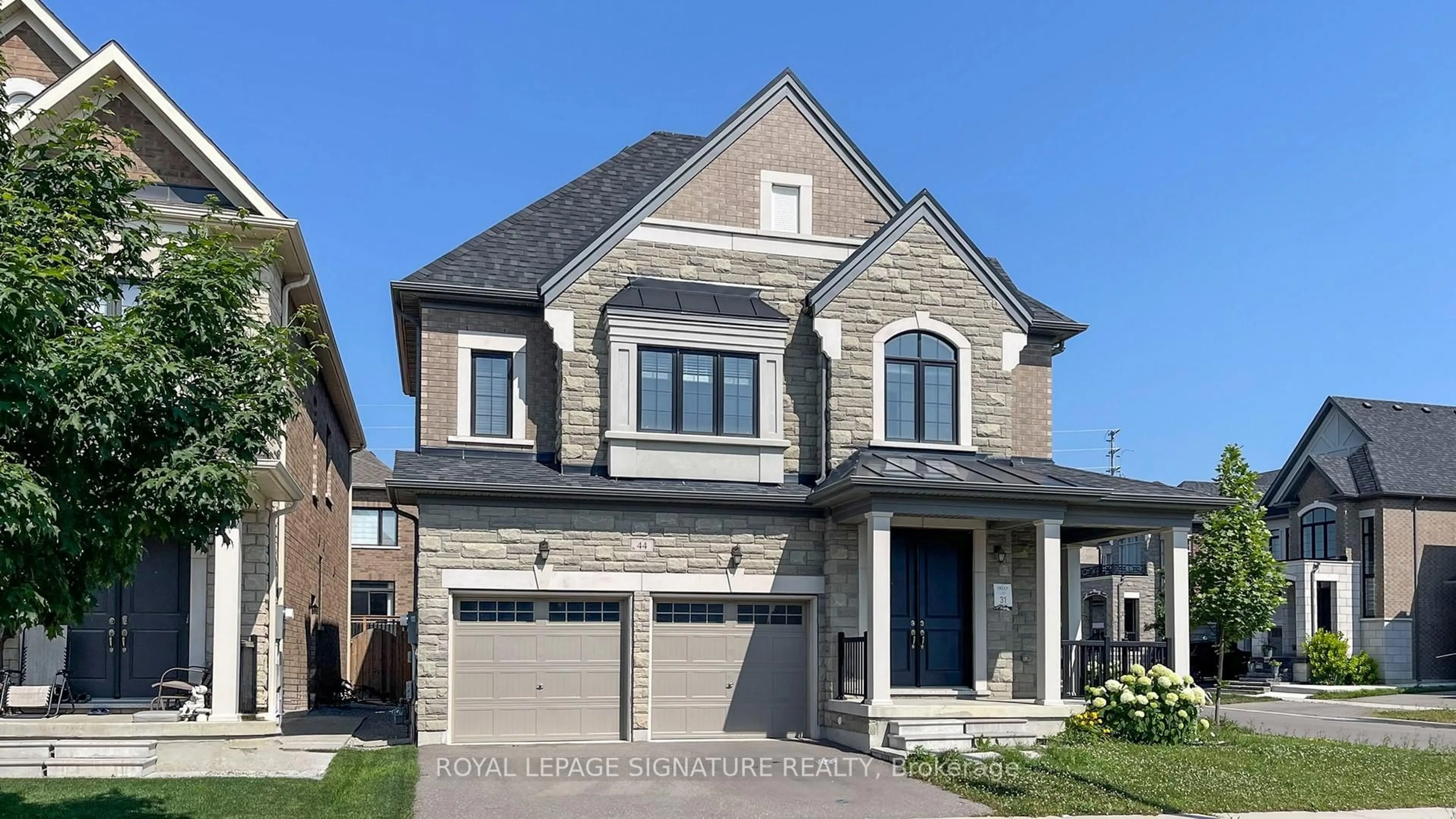 Home with brick exterior material, street for 44 Brent Stephens Way, Brampton Ontario L7A 0C3