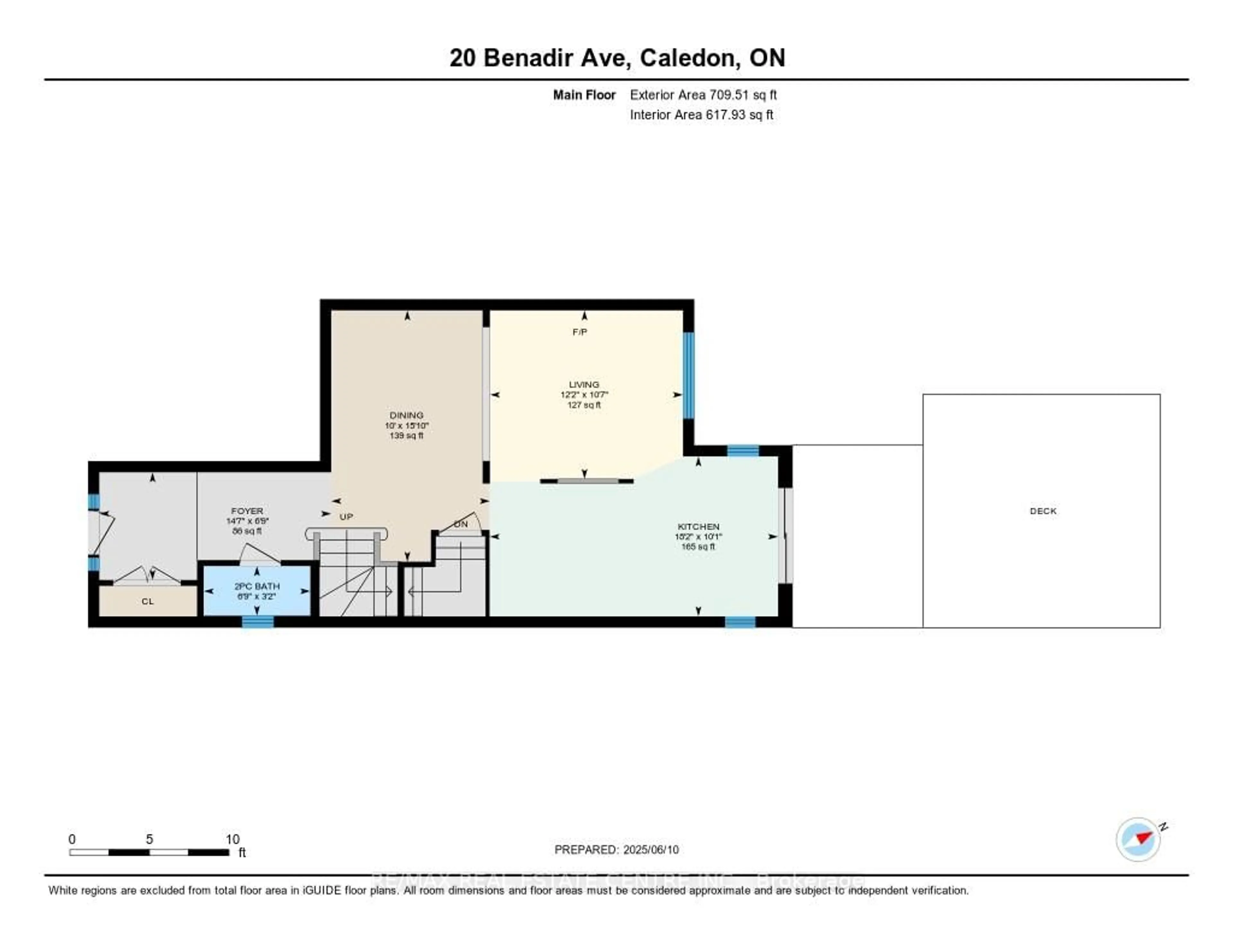 Floor plan for 20 Benadir Ave, Caledon Ontario L7C 3M8