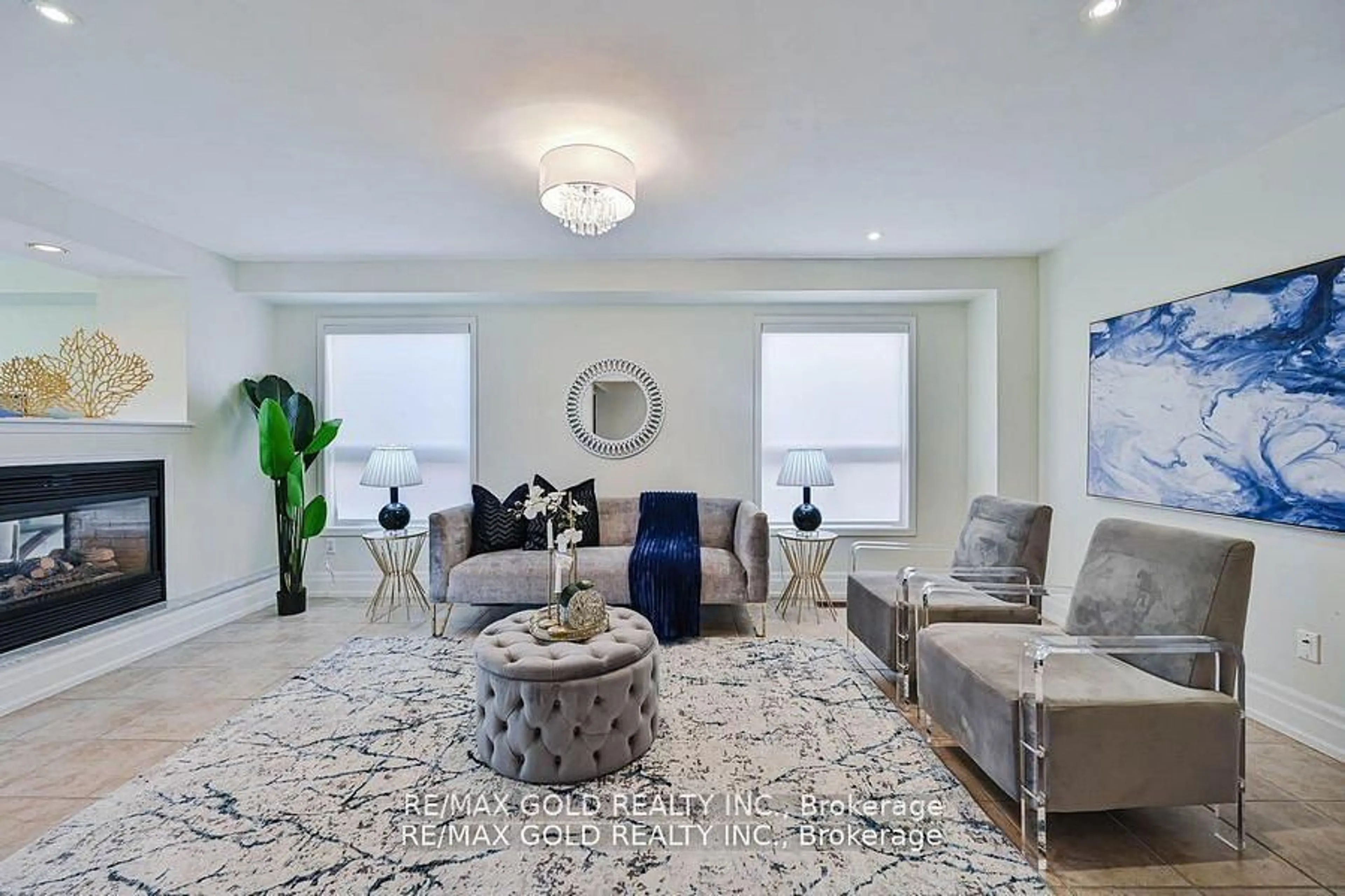 Living room with furniture, unknown for 8 Willow Park Dr, Brampton Ontario L6R 2M9